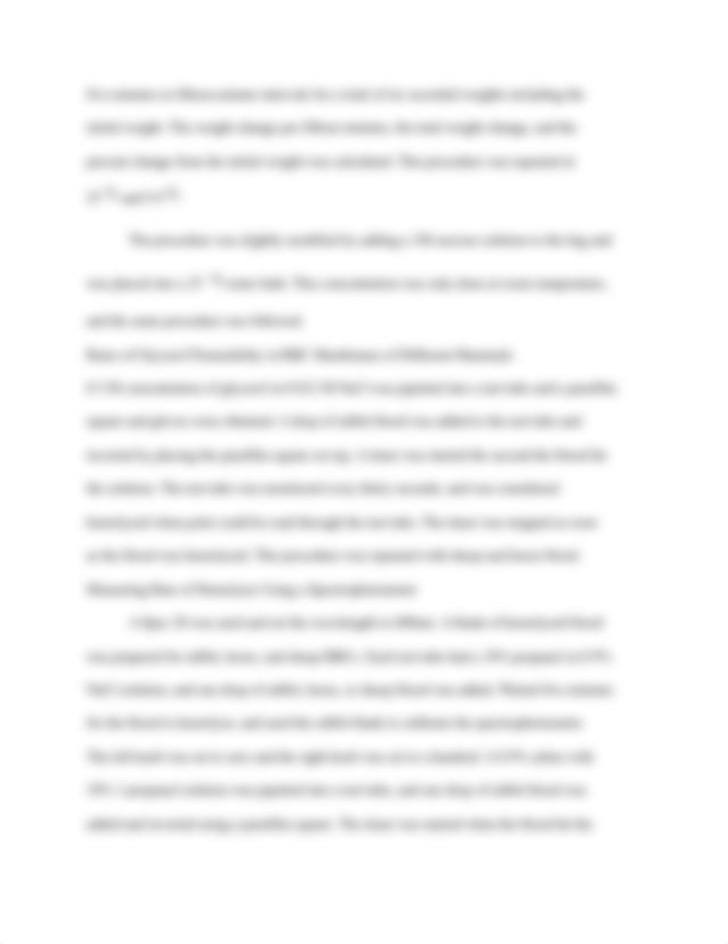 The Effects of Temperature on Osmosis and Hemolysis Rates of Different Animal Red Blood Cells.doc_din4l0atnjx_page4