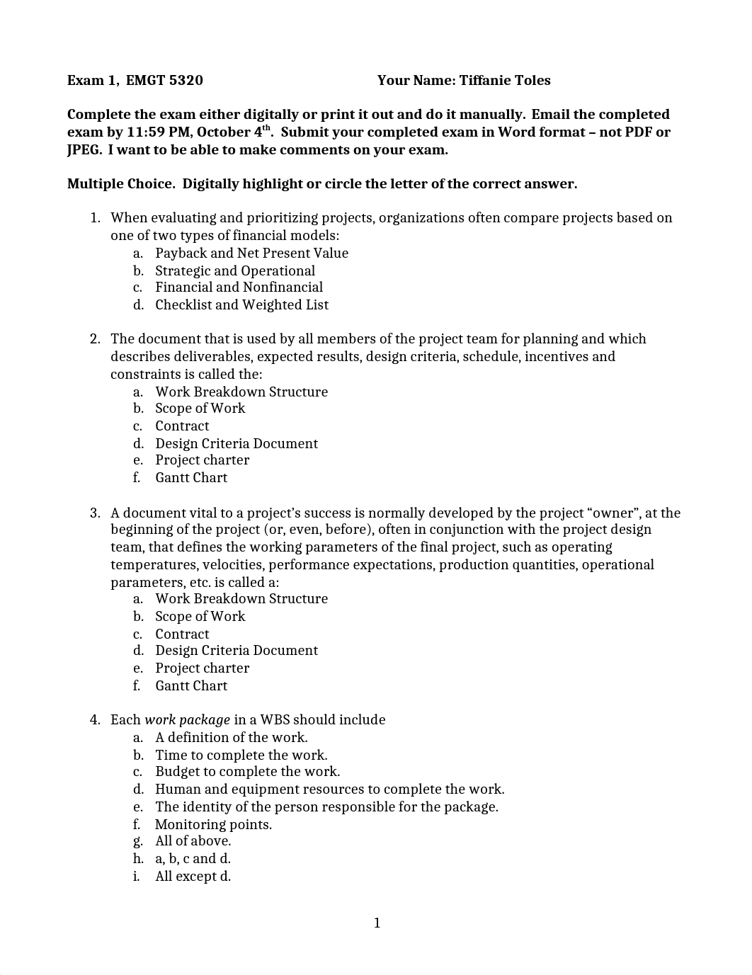 Exam 1 EMGT 5320_Tiffanie Toles.docx_dinj8gz3upc_page1