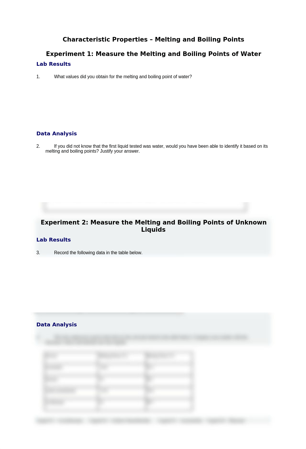 Identifying Unknowns - Melting and Boiling Points Questions 090119.docx_dinpvvq5b9i_page1