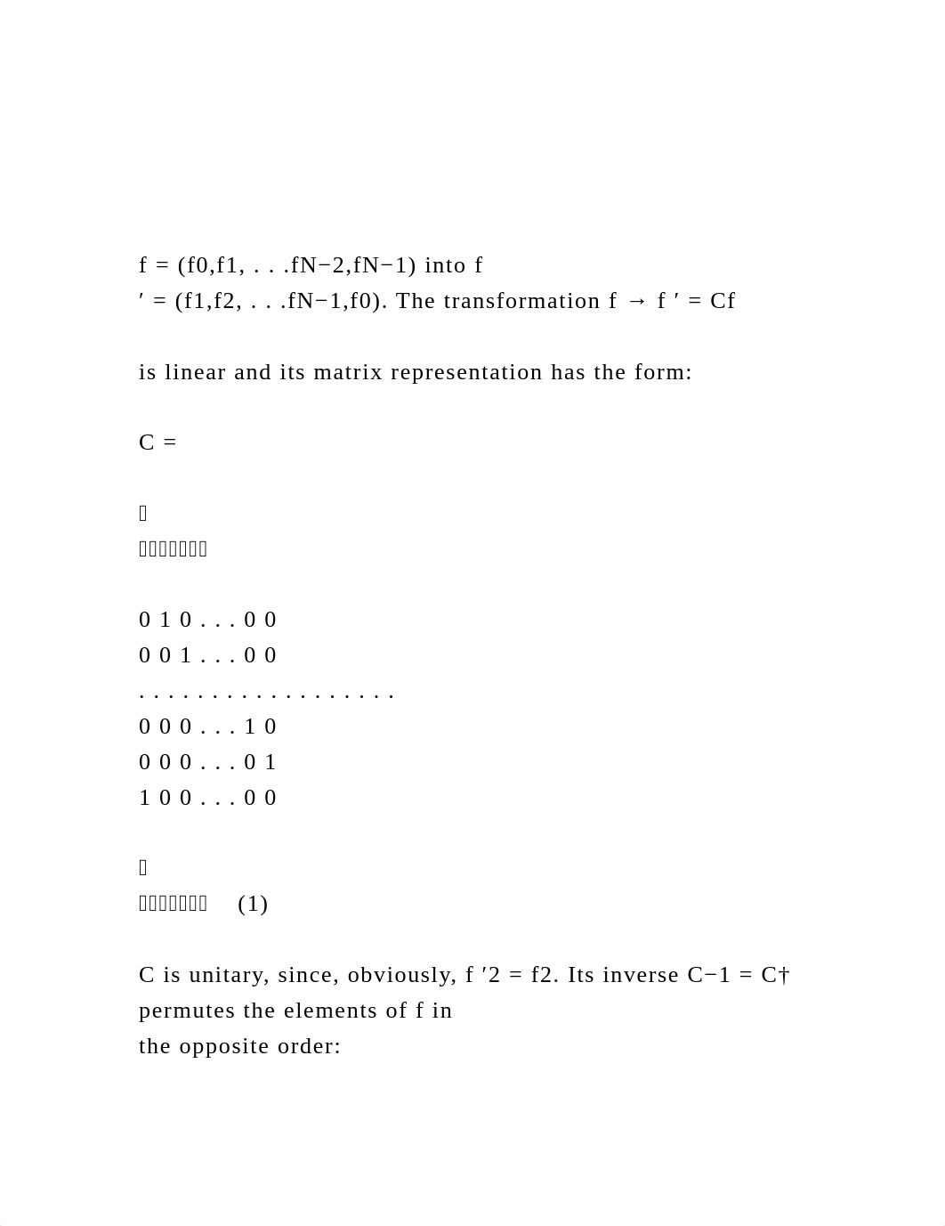 f = (f0,f1, . . .fN−2,fN−1) into f′ = (f1,f2, . . .fN−1,f0)..docx_dintue4agr1_page2