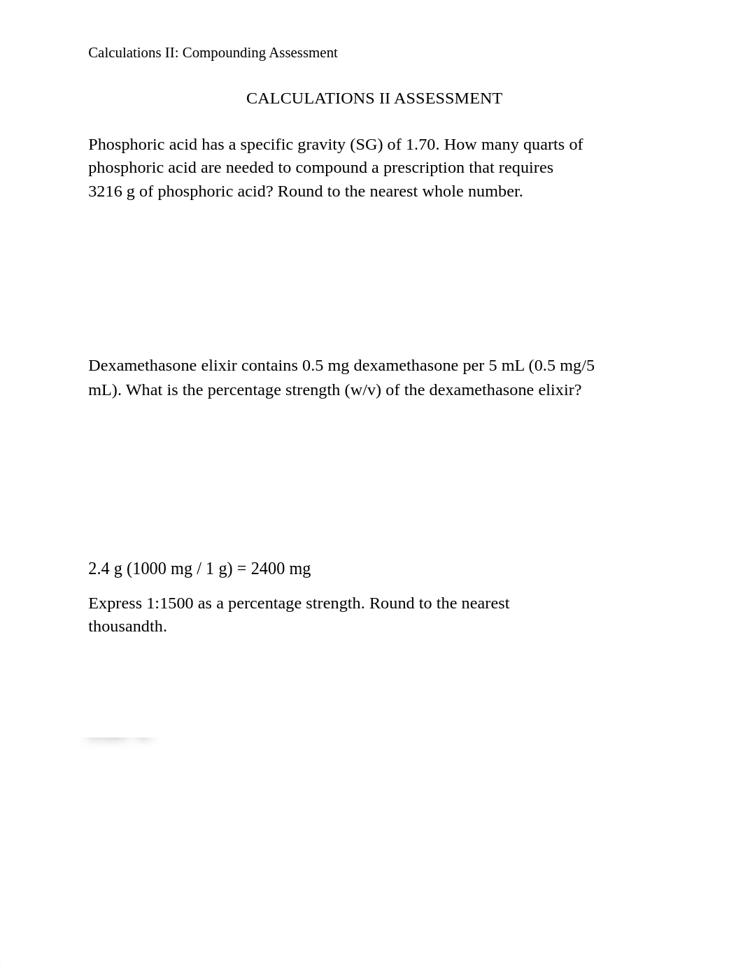 Calculations II Compounding Assessment (RxPrep 2021).pdf_dinwxq28ui6_page1