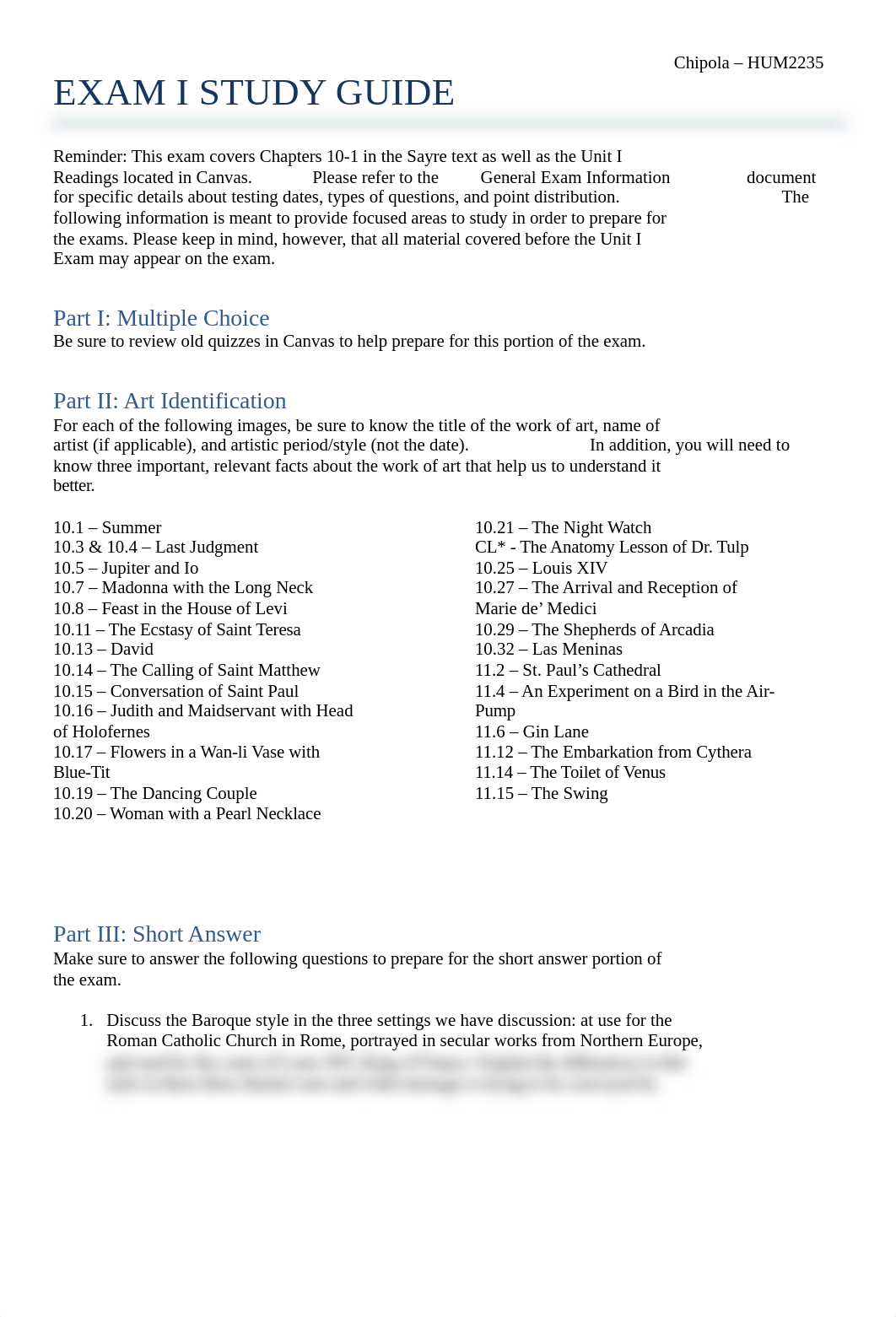 Humanities Study Guide Exam I.docx_dio5qg57nmv_page1