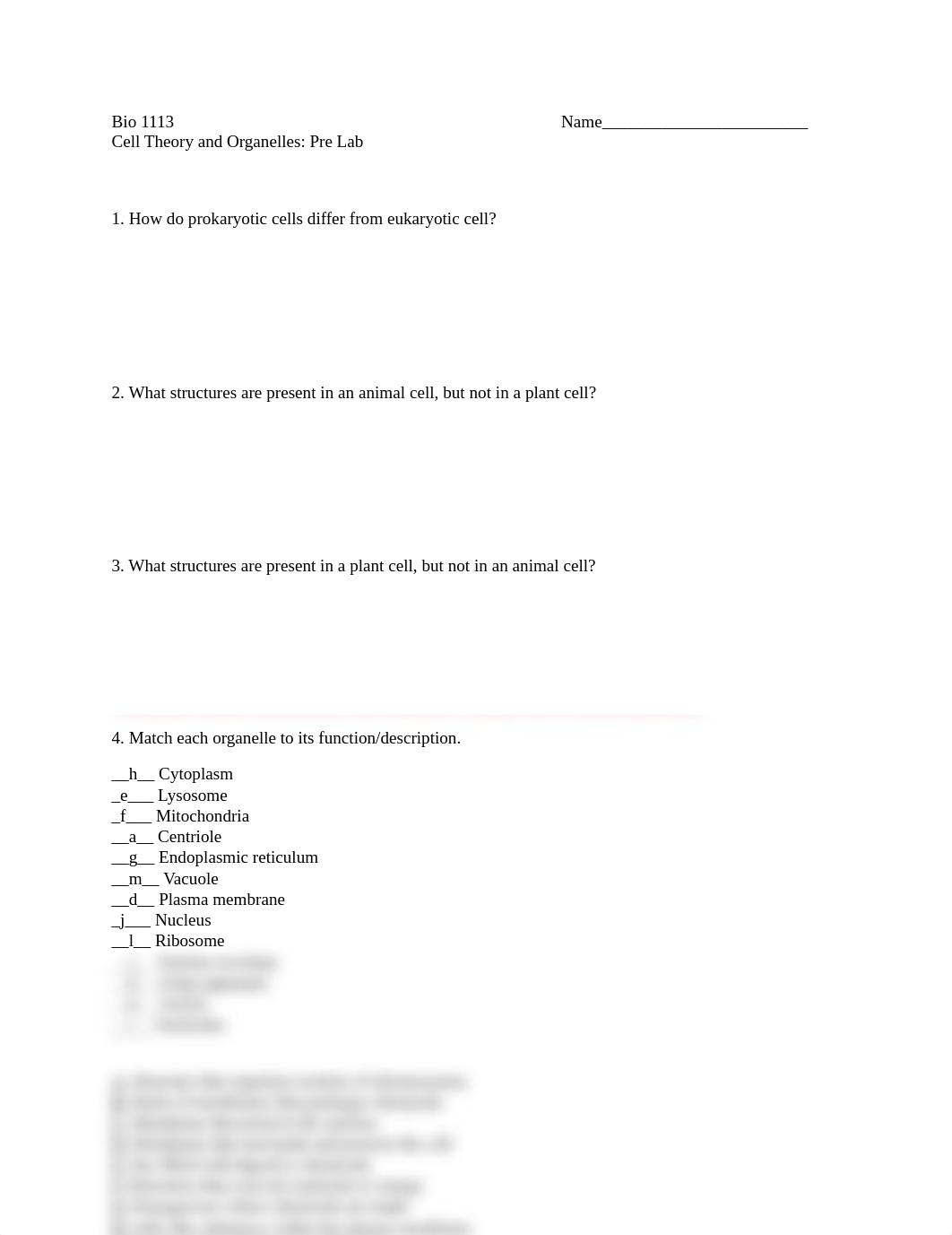 Bio 1113 Cell Structure Pre Lab_F20.pdf_dio6vf2h6vy_page1