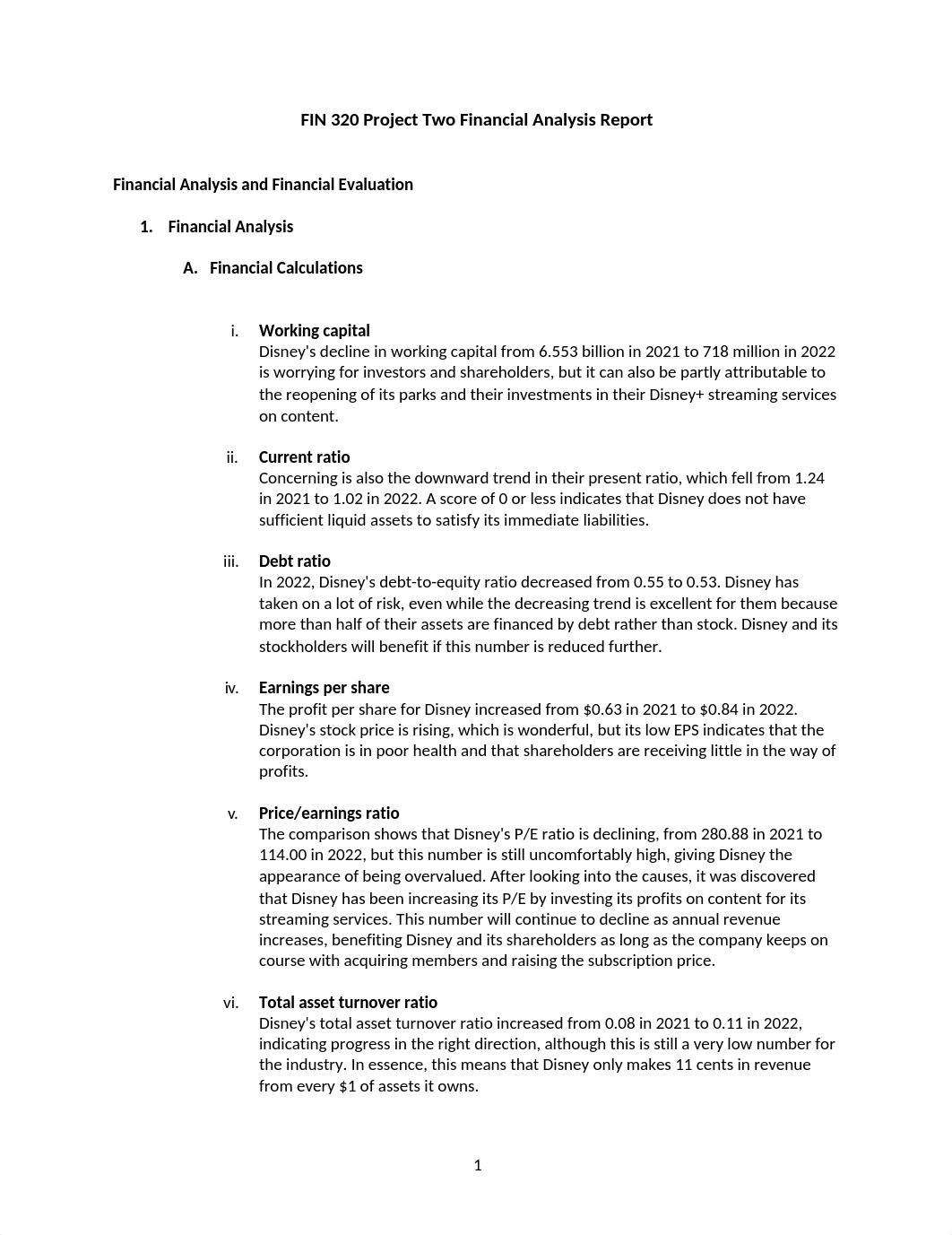 FIN 320 Project Two Financial Analysis Report David Cashin final draft for upload.docx_dio768m3s3v_page1