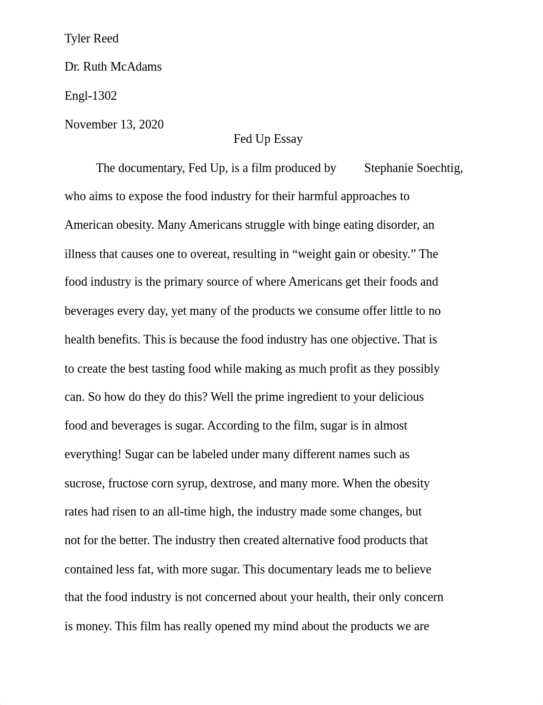 Fed Up Essay.docx_diocazz7lfx_page1