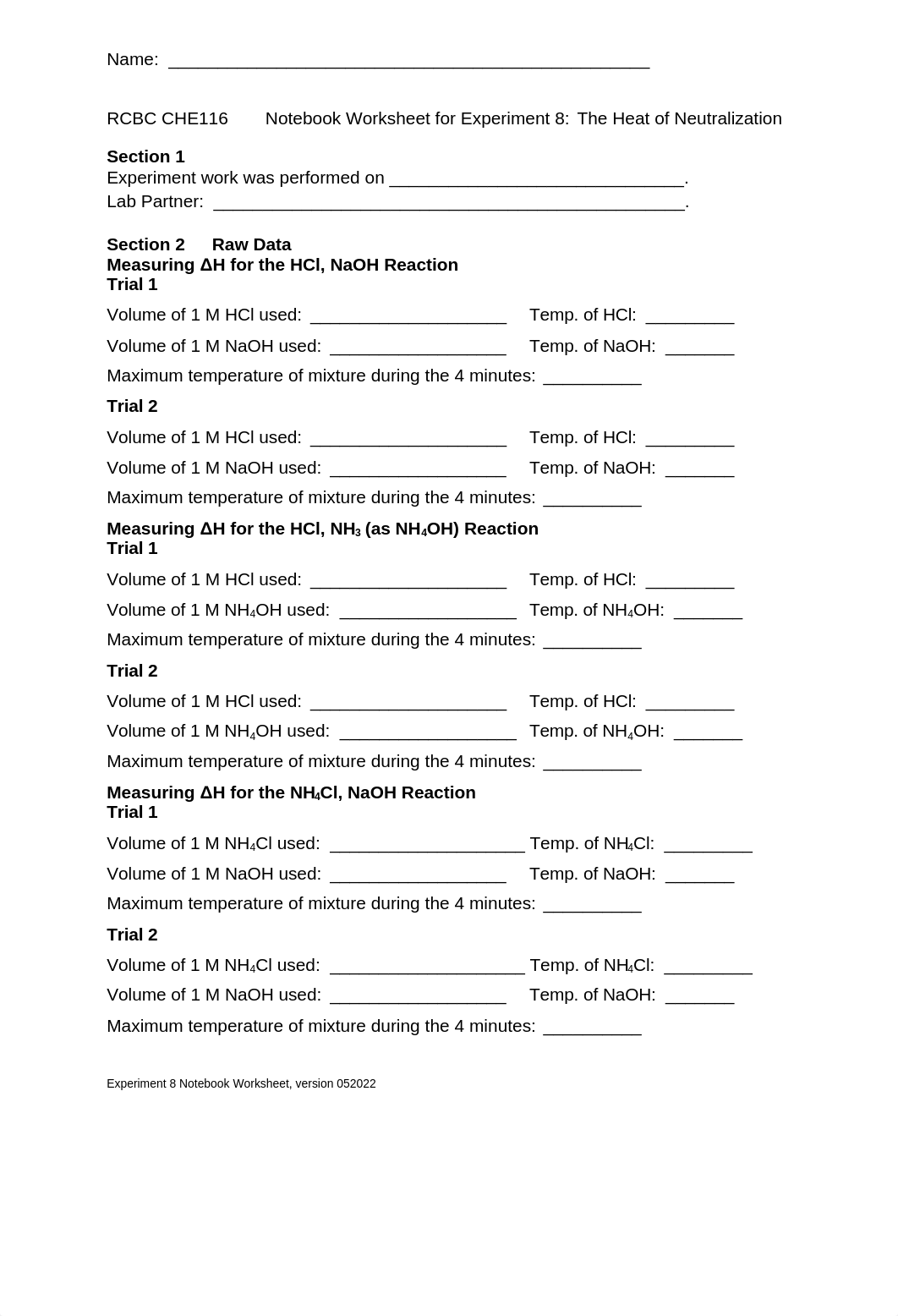 CHE116 Exp 8 Heat of Neutralization Notebook Worksheet.docx_diofku76qve_page1