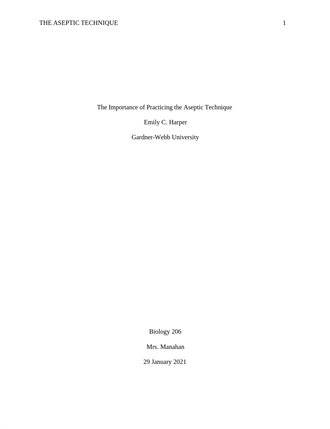 The Importance of Practicing the Aseptic Technique.docx_diopgj7uyv8_page1