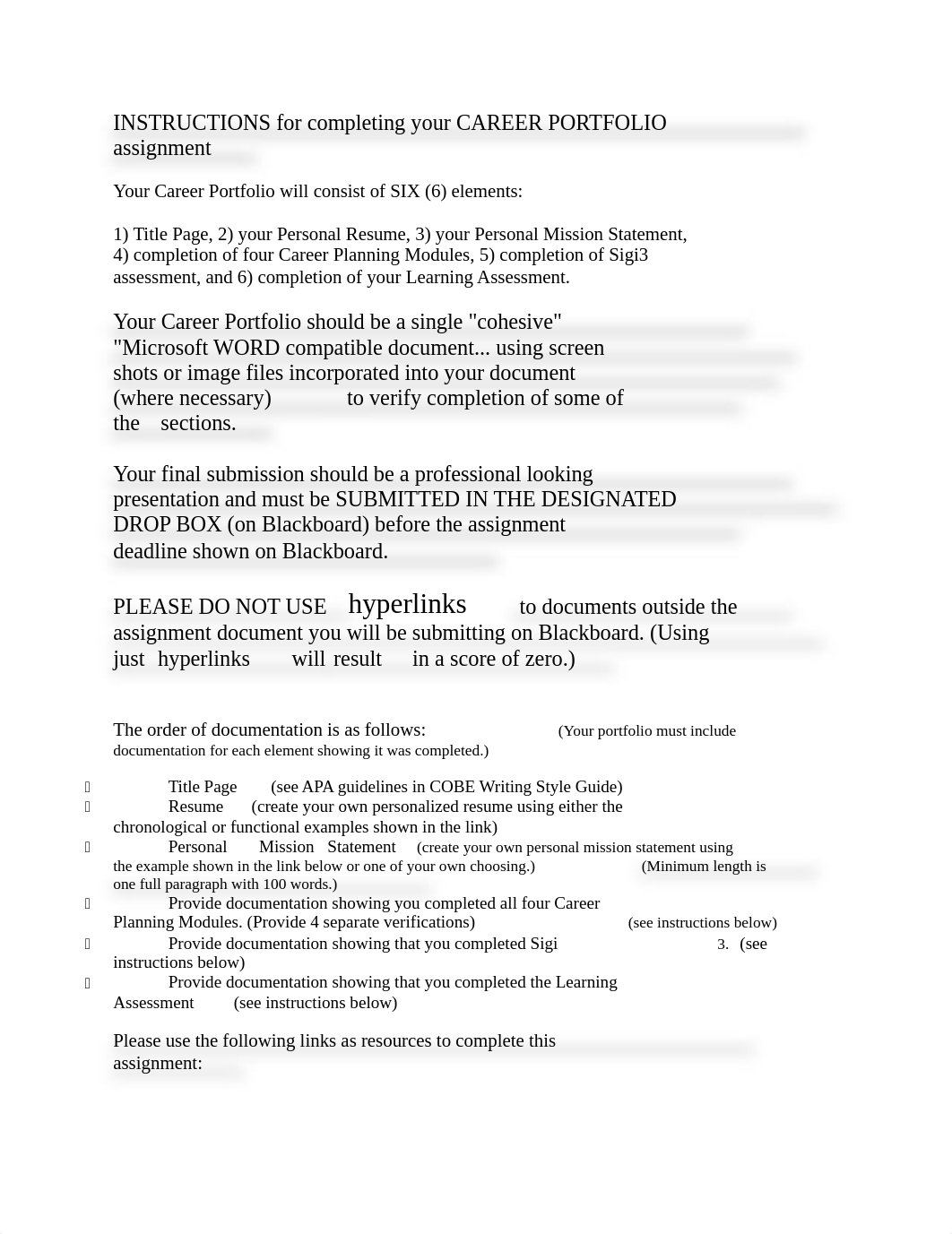 BUS 101 Career Portfolio- INSTRUCTIONS -rf19.docx_dipslmzsqdb_page1