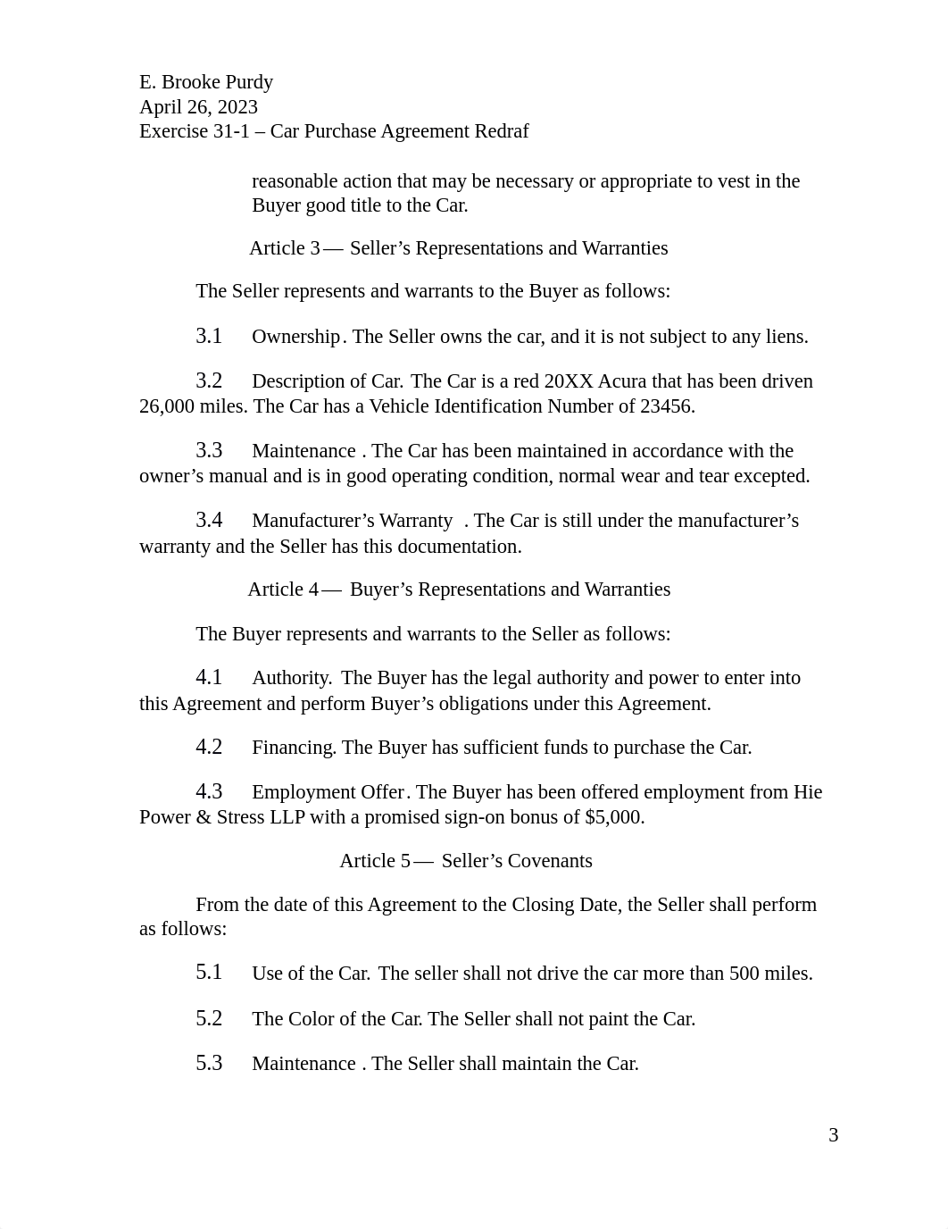 Car Purchase Agreement - Redraft EBP.docx_diq3a784pj7_page3