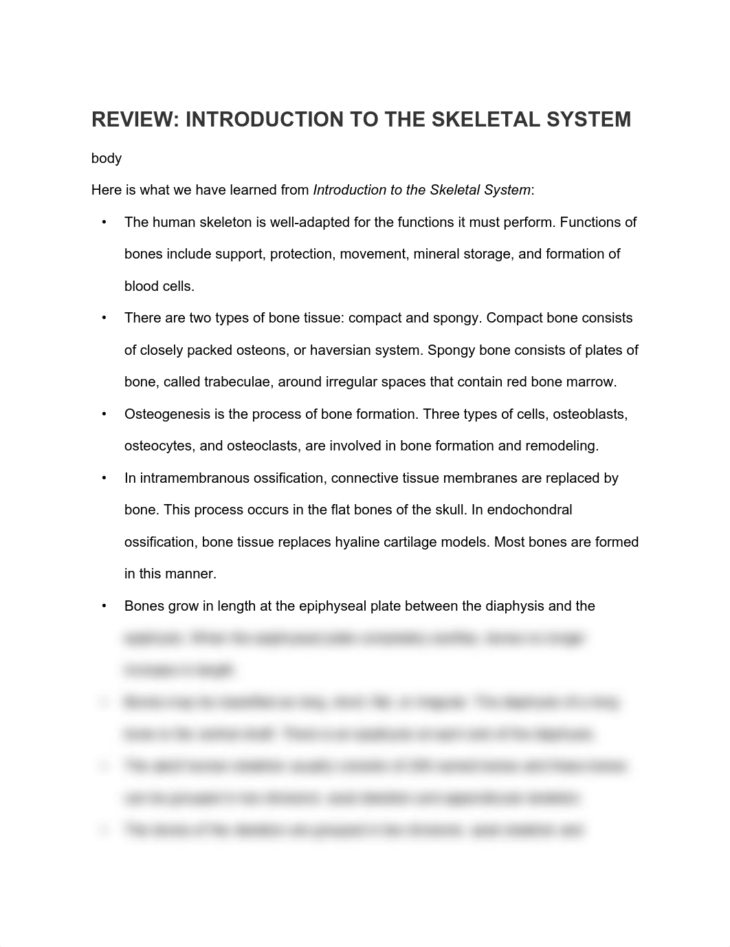 REVIEW- INTRODUCTION TO THE SKELETAL SYSTEM_diqf59h1shy_page1