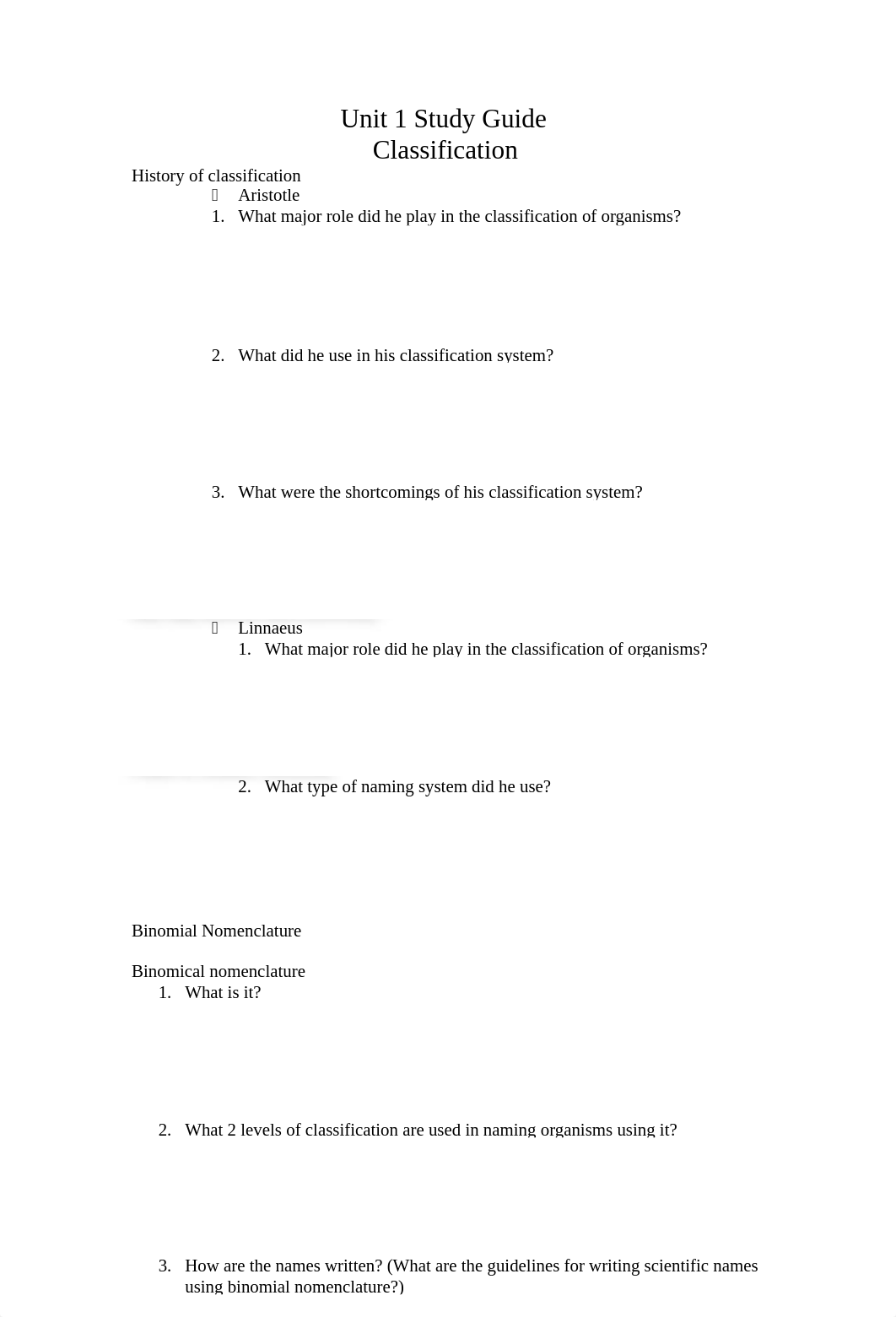 Unit 1_Classification Study Guide.docx_diqop5xl8jk_page1