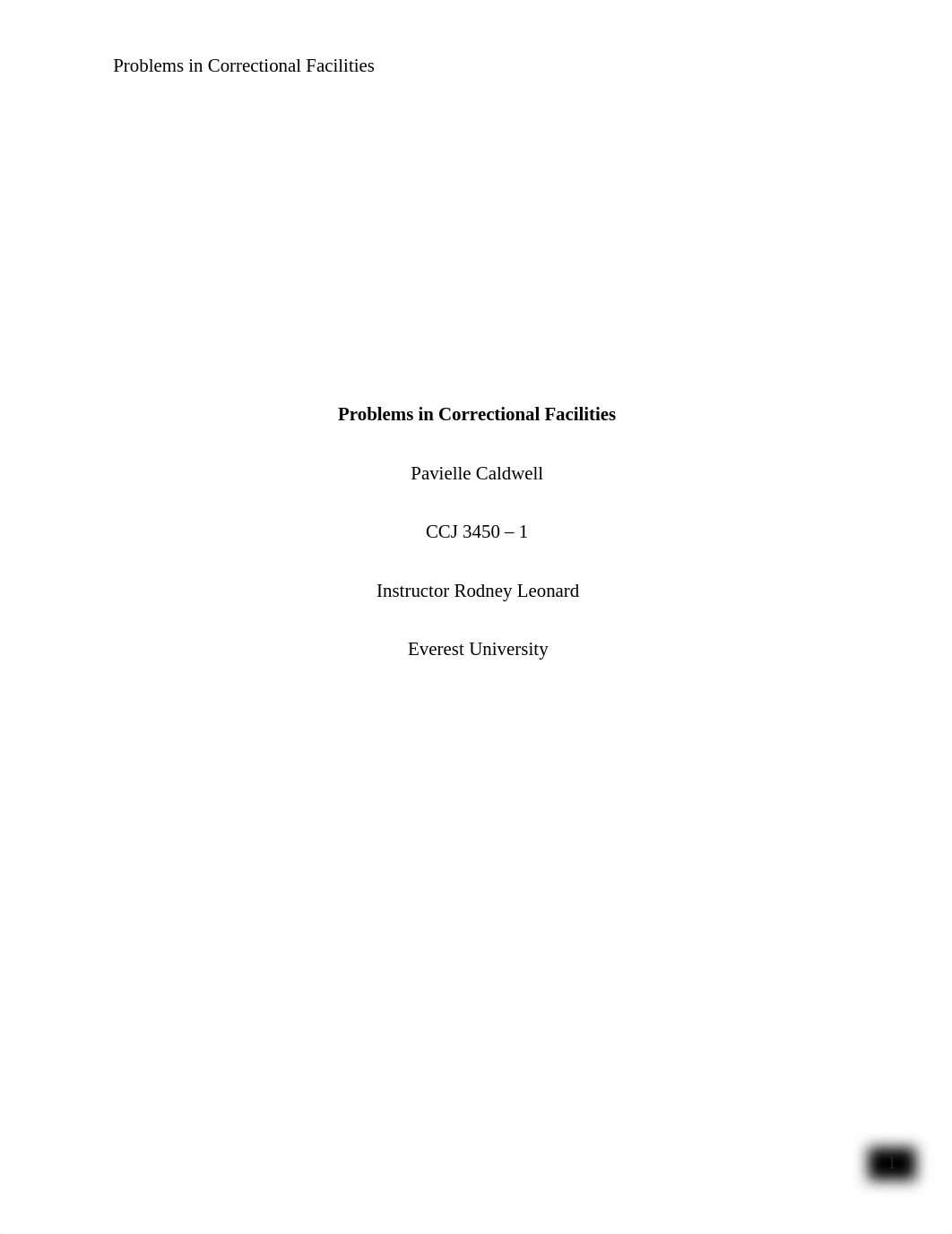 Pavielle Caldwell_CCJ3450-1_Week4_Problems in Correctional Facilities Essay.docx_dir3pr1lztp_page1