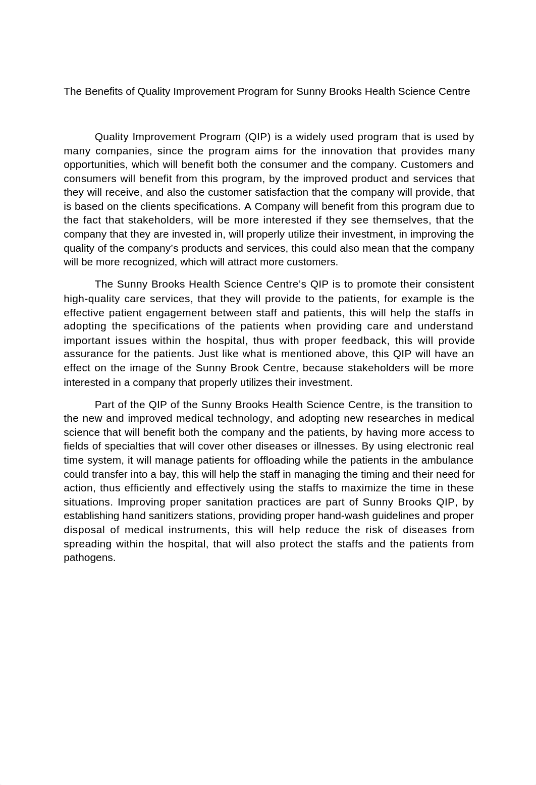 The Benefits of Quality Improvement Program in SunnyBrooks_dir55jx7dqo_page1