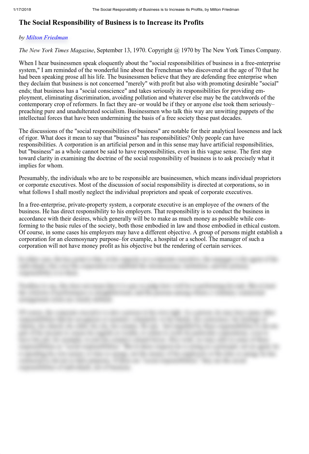 The Social Responsibility of Business is to Increase its Profits, by Milton Friedman.pdf_dir7ld48cmg_page1