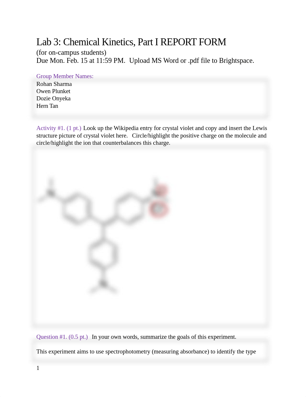 REPORT FORM_Lab 3 - Chemical Kinetics Part I HERN.docx_diroy9m5z1j_page1