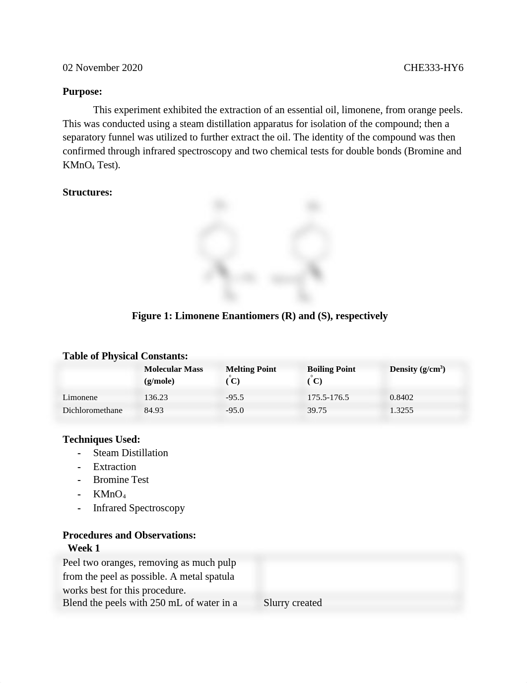 Experiment 6.2 Isolation of (R)-(+)-Limonene from Orange Peels and Chemical Tests.docx_dirv5ihtimw_page2