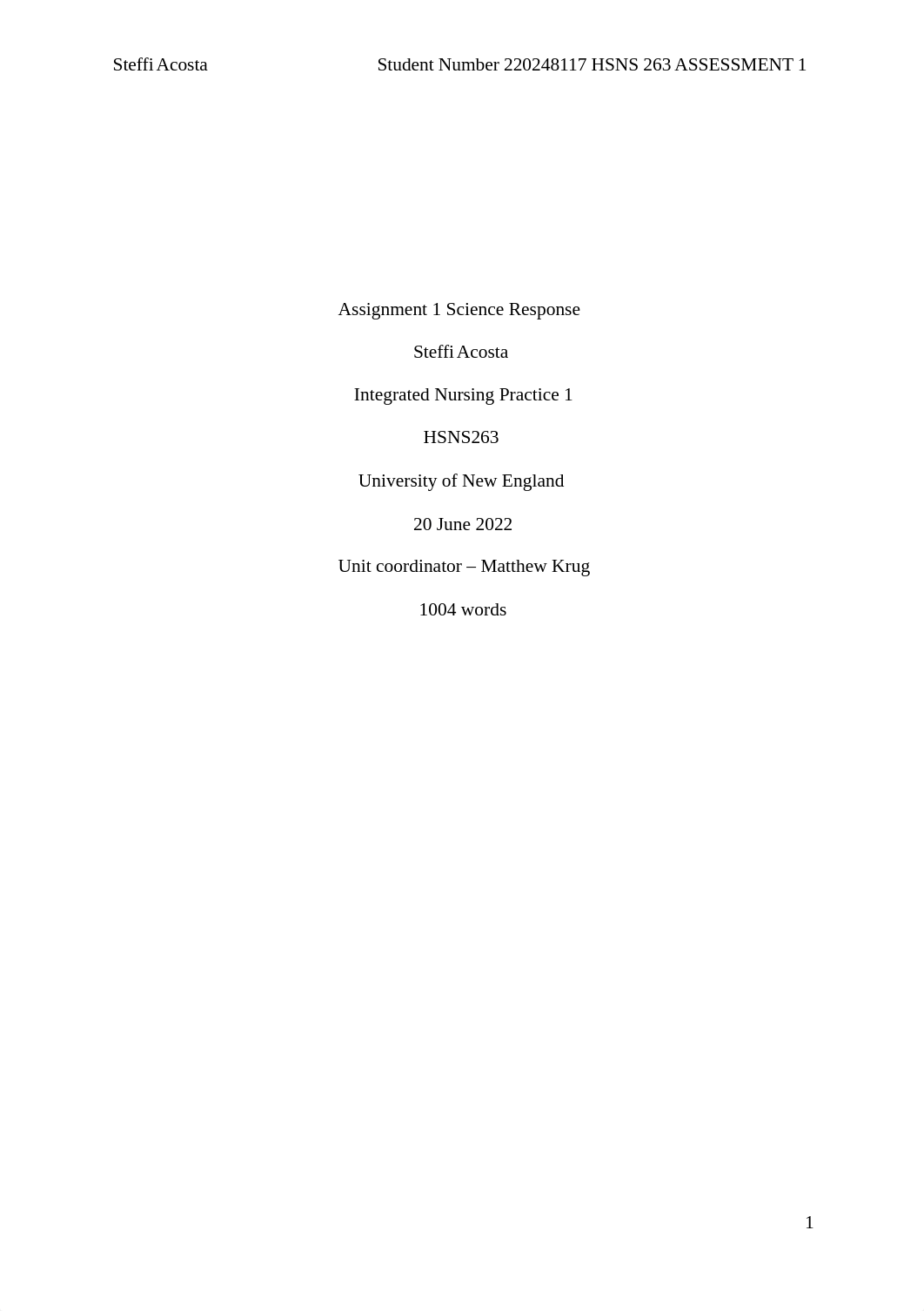 HSNS263 Assessment 1 Science Response Steffi Acosta 220248117.docx_disns5p1yot_page1