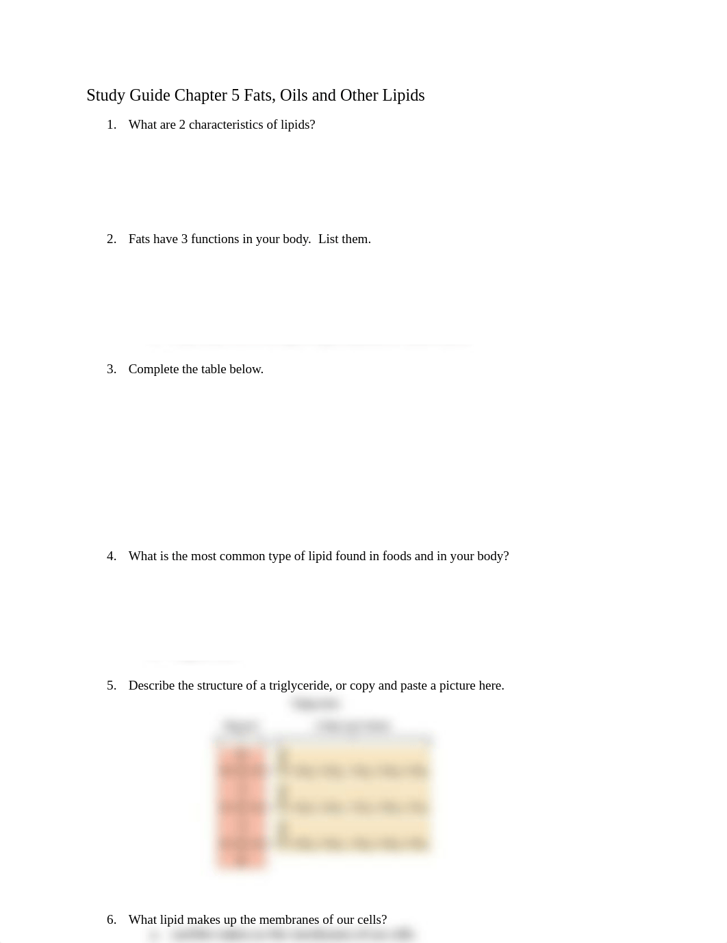 Study Guide Chapter 5 Fats Oils and Other Lipids.docx_disr5sj4o8l_page1