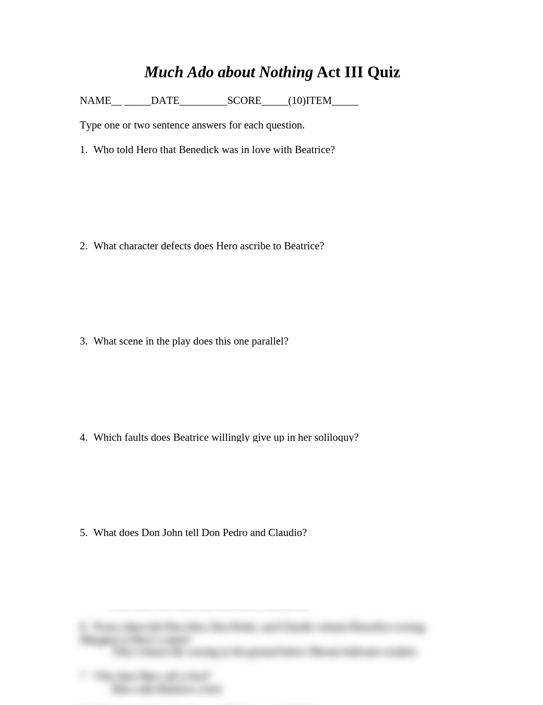 Much Ado about Nothing Act III Quiz.doc_disr9dcy2jj_page1