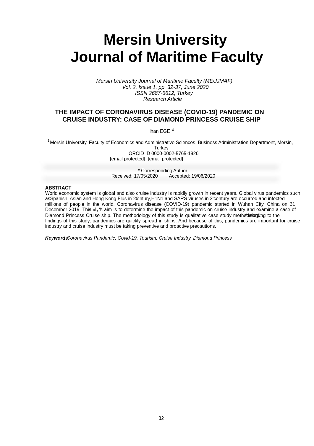 THE IMPACT OF CORONAVIRUS DISEASE (COVID-19) PANDEMIC ON CRUISE INDUSTRY_ CASE OF DIAMOND PRINCESS C_dit7fxszprn_page1