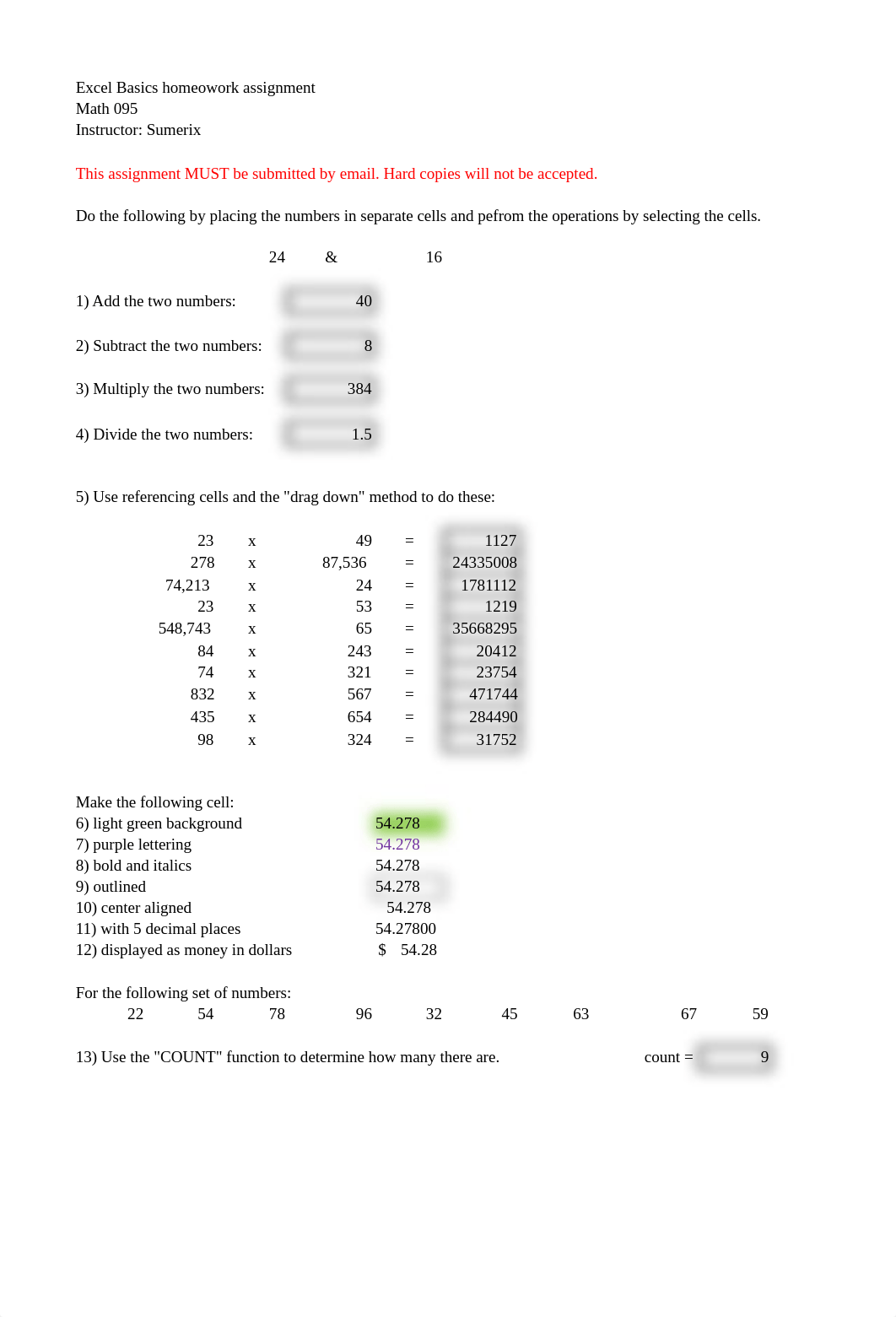 Basics of Excel HW.xlsx_dita317uwli_page1