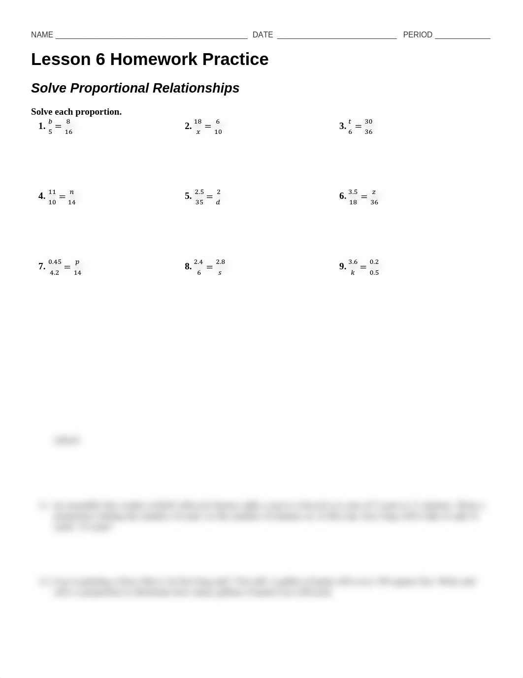 course 2 Chapter 2 Lesson 6 solving proportianal relationships.pdf_ditahyysl2d_page1