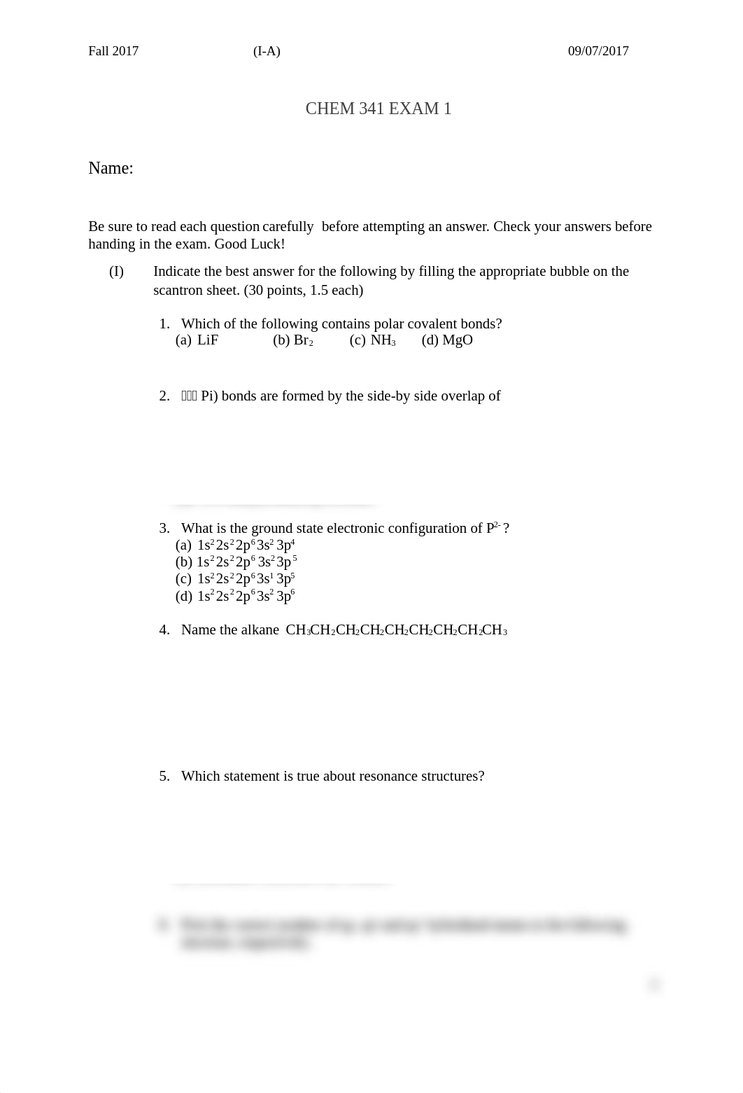 CHEM 341 EXAM 1A-Key (1).docx_ditm3den9wl_page1