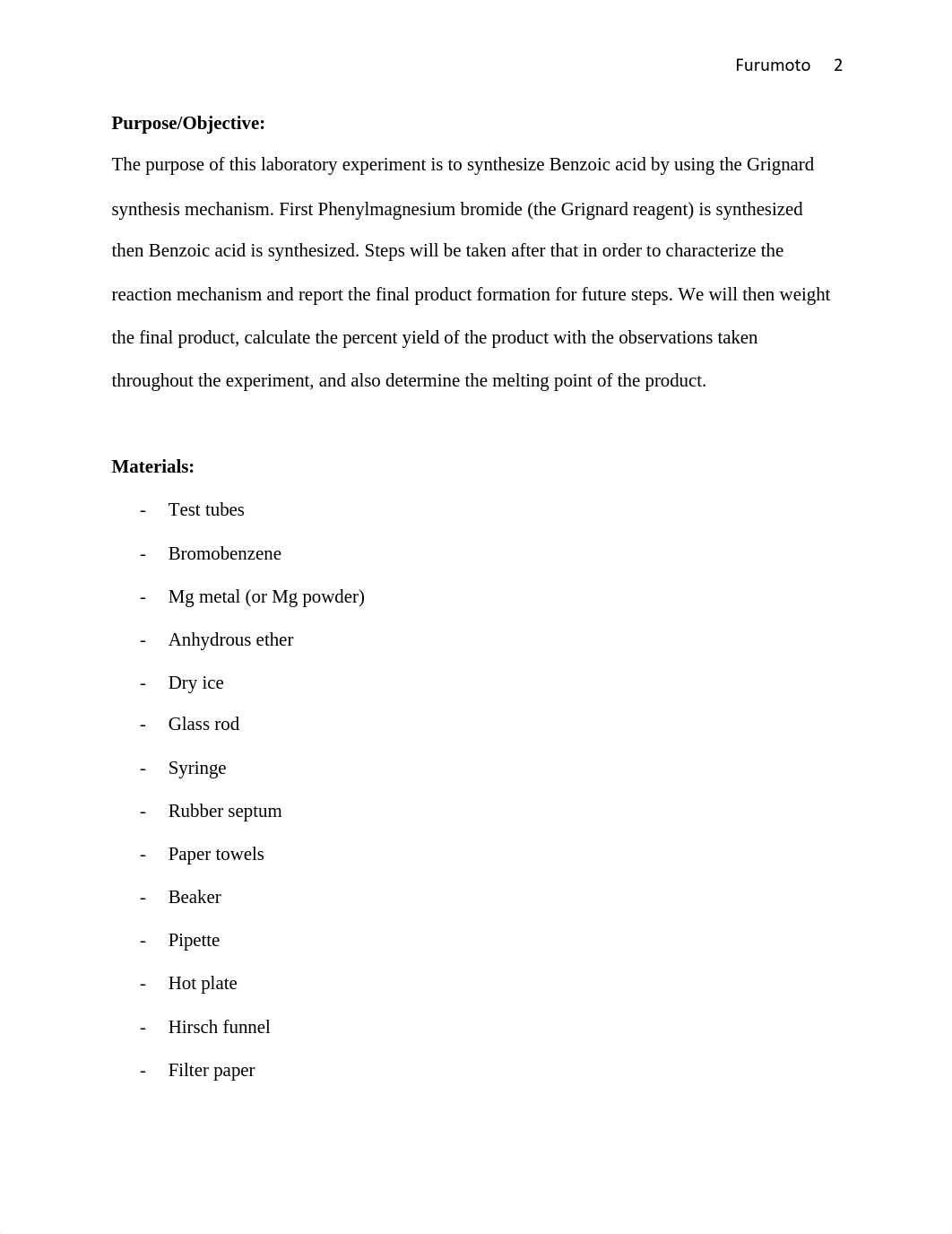 Laboratory Experiment 3 - Grignard Synthesis of Benzoic Acid from Phenylmagnesium Bromide.pdf_ditof6h2elb_page2