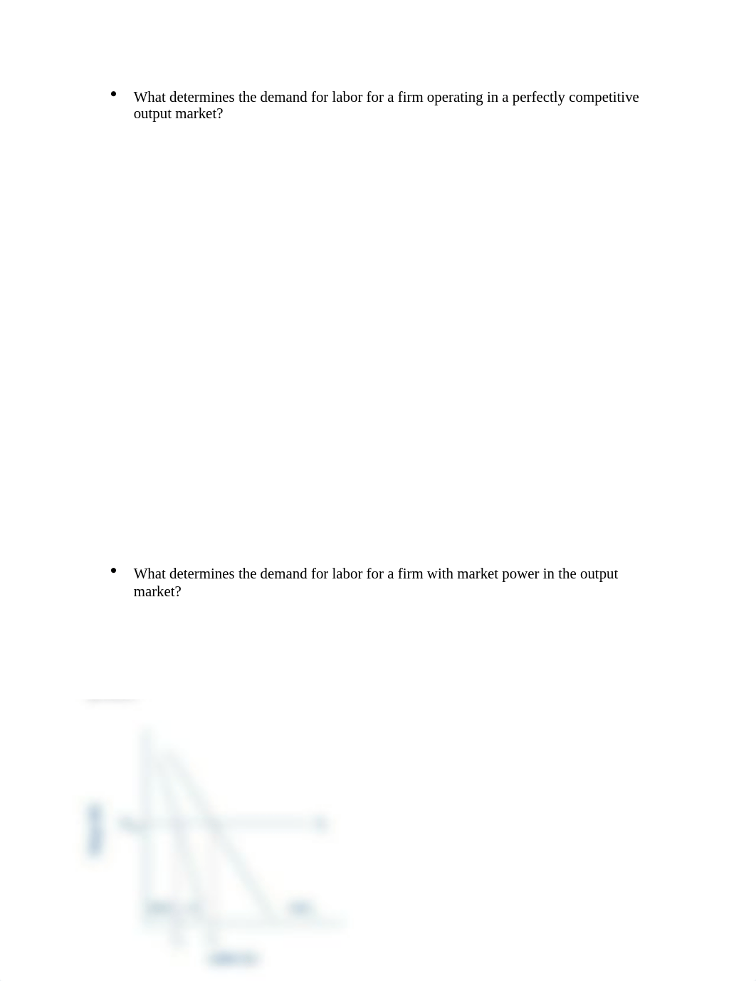 What determines the demand for labor for a firm operating in a perfectly competitive output market.d_ditooagrj7n_page1