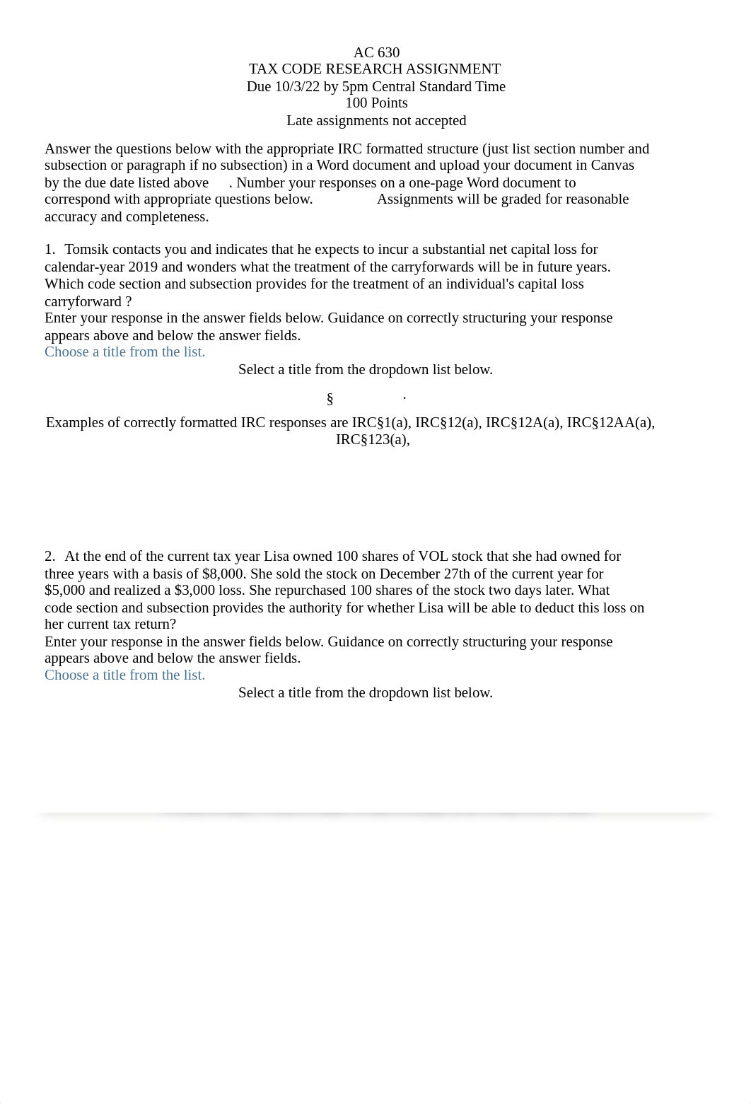 AC 630 Tax Code Research Assignment-3.pdf_ditw2cwytvf_page1