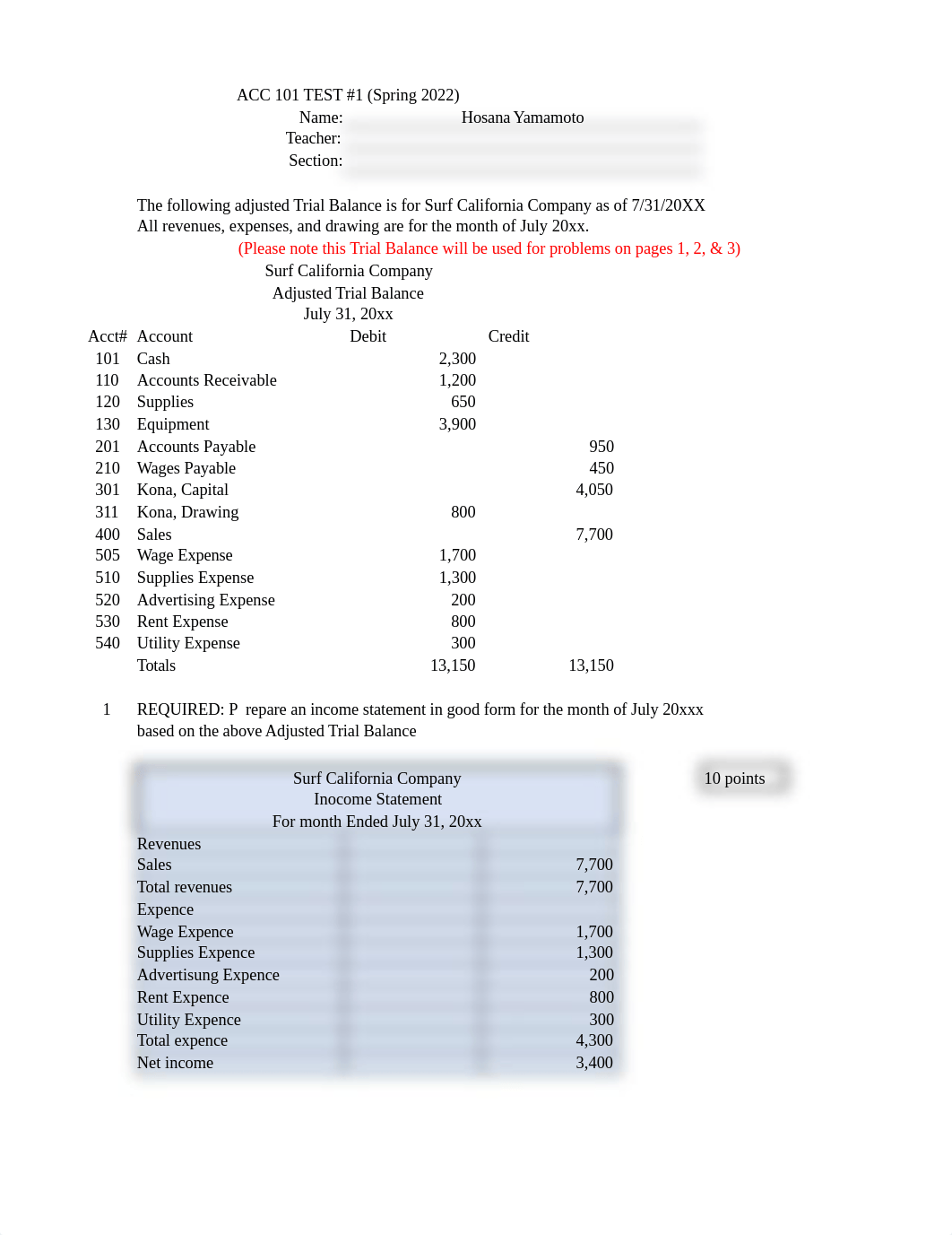 Acc 101 Test #1 Spring 2022 Student File.xlsx_diuadxhw1gn_page1