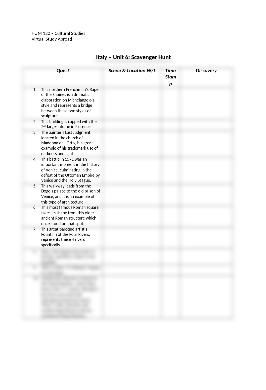 HUM 120 - Scavenger Hunt - Italy 6.docx_diubrqffce4_page1