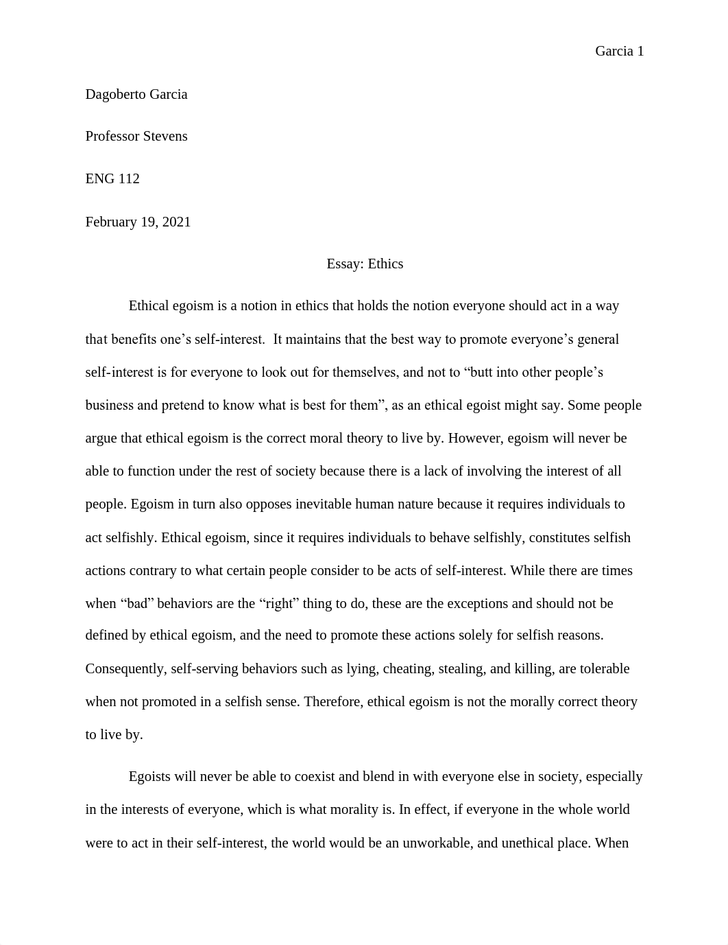 Garcia, Dagoberto Essay Ethics Draft 2.pdf_dius1uf8om1_page1