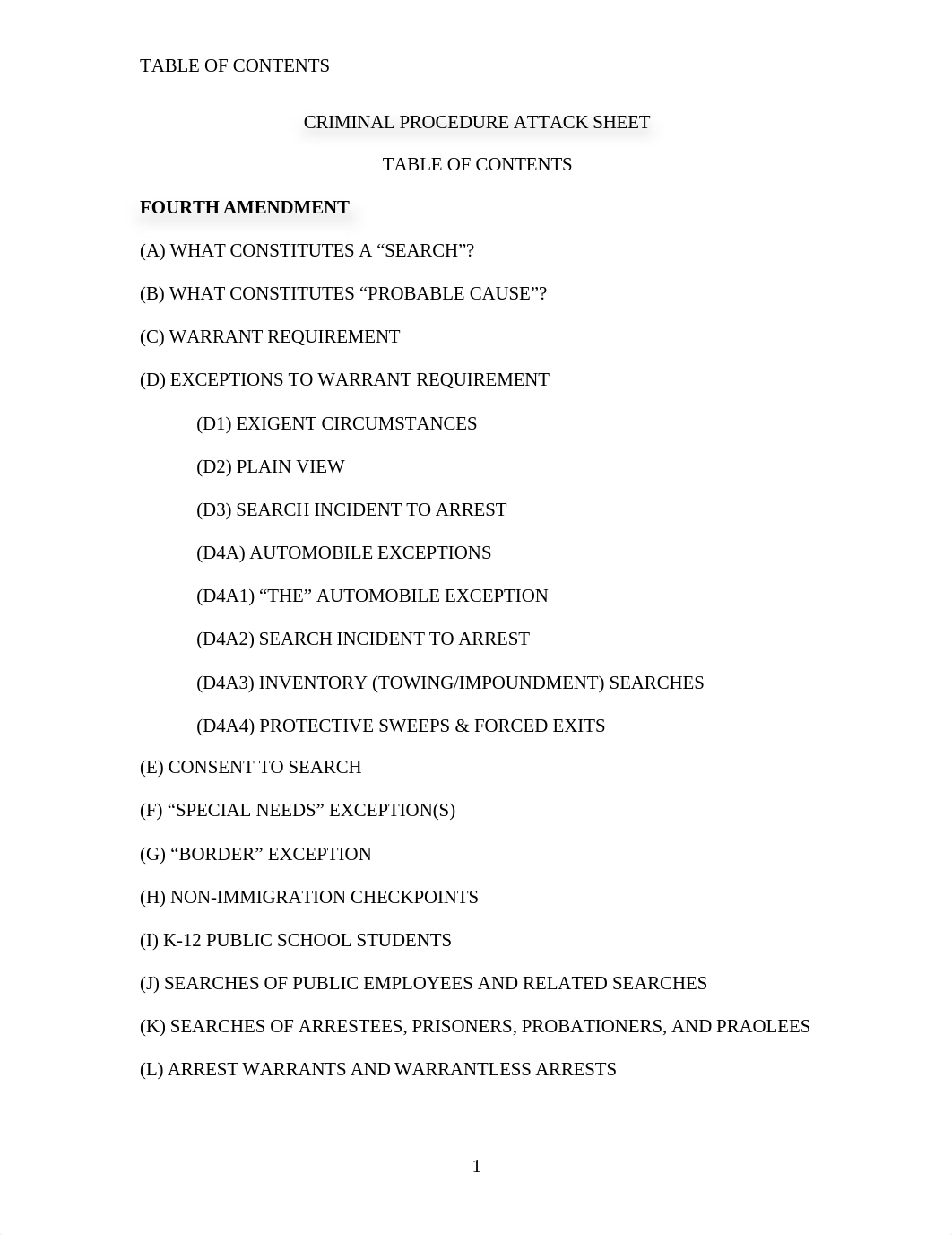 Criminal Procedure Attack Sheet - Fall 2020.docx_diuy3g25mzp_page1