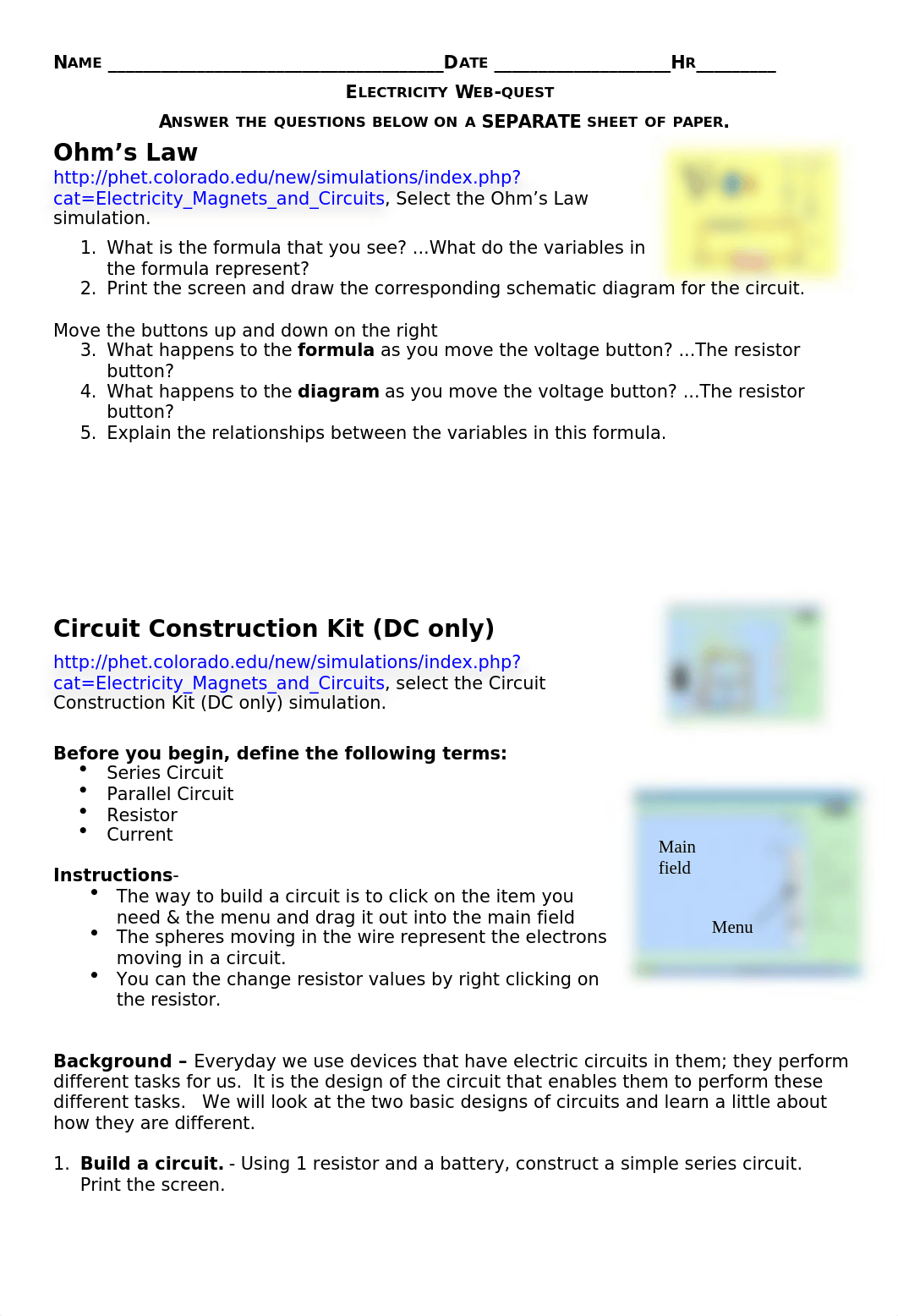 5_4 Simulation Packet- Due FRIDAY!  Answer Qs on SEPARATE paper!.doc_diuzvnnzm9b_page1