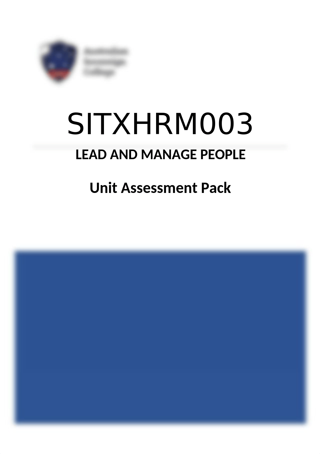 SITXHRM003 - Unit Assessment Tool (UAT).docx_div2i652t38_page1