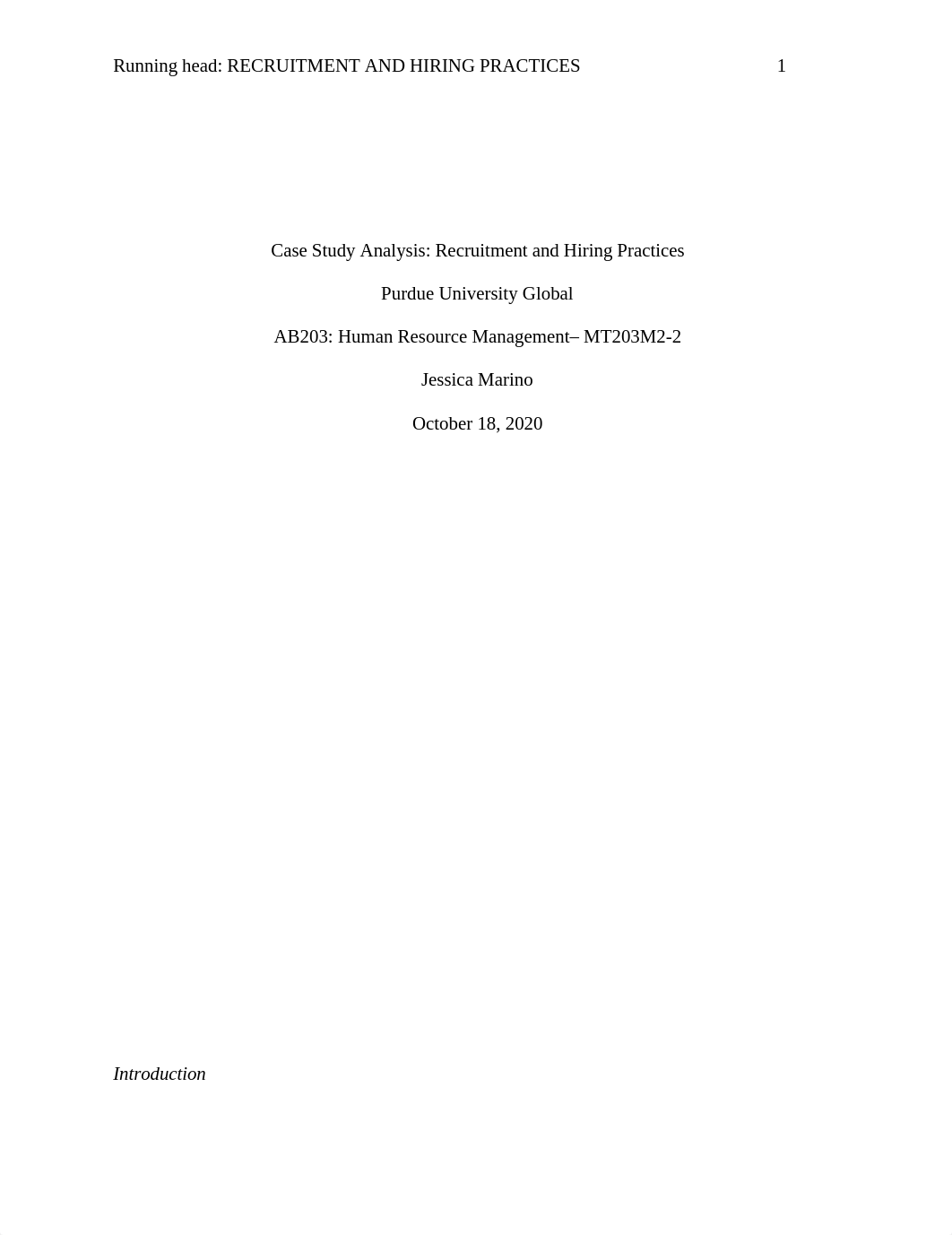 Case Study Analysis-Recruitment and Hiring Practices.docx_div4tsyw9xq_page1