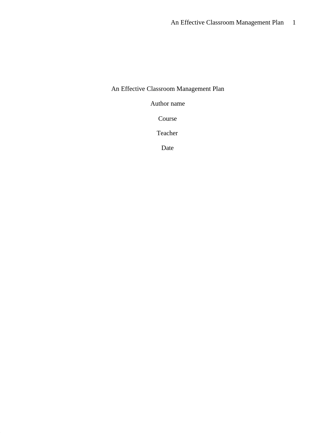 Classroom_Management_Plan_Draft_Two_Just_Answer_Learning_Center_divfpj2305h_page1