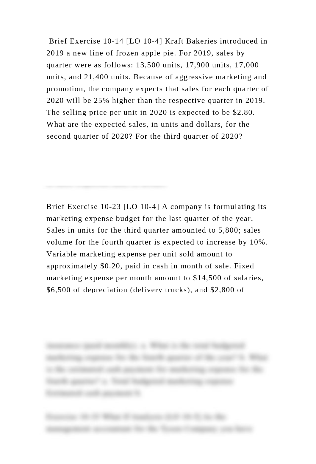 Brief Exercise 10-14 [LO 10-4] Kraft Bakeries introduced in 2019 a ne.docx_divqk31k1rk_page2