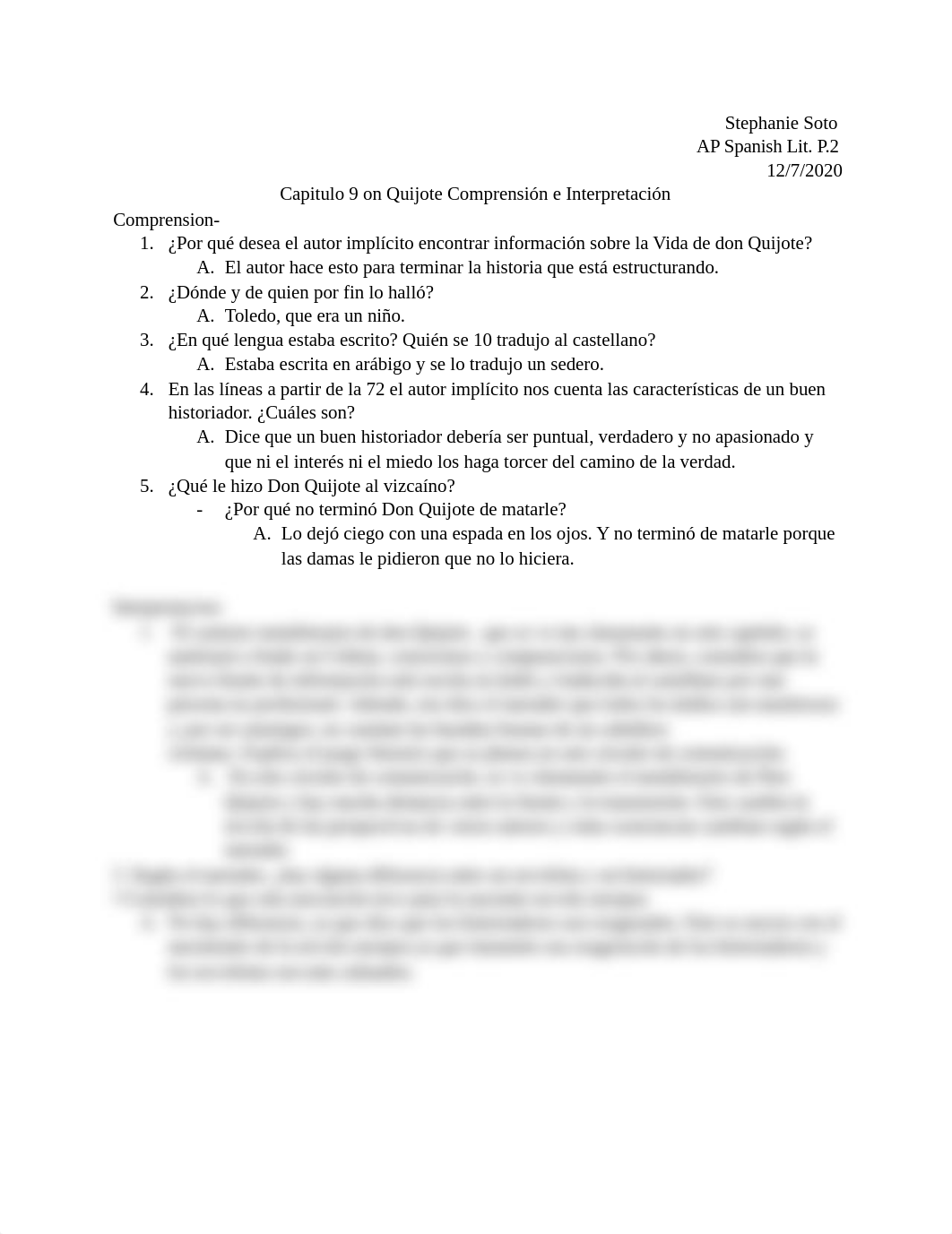Capitulo 9 on Quijote Comprensión e Interpretación.docx_divtcst3lnc_page1