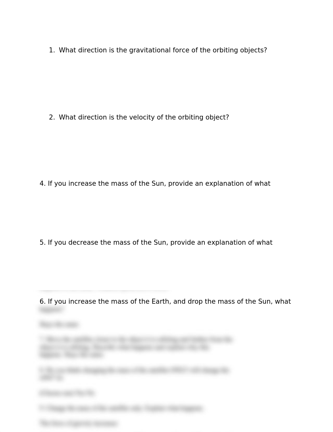 What direction is the gravitational force of the orbiting objects.docx_diw1dw7abf7_page1