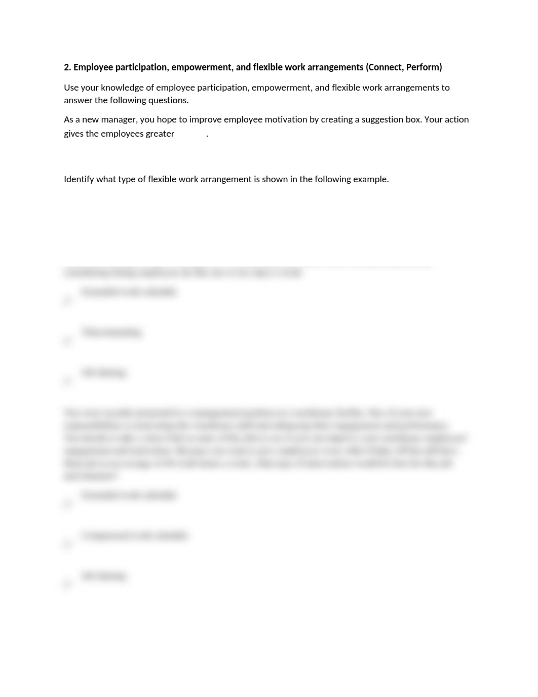 2. Employee participation, empowerment, and flexible work arrangements (Connect, Perform).docx_diw35yyw8q5_page1