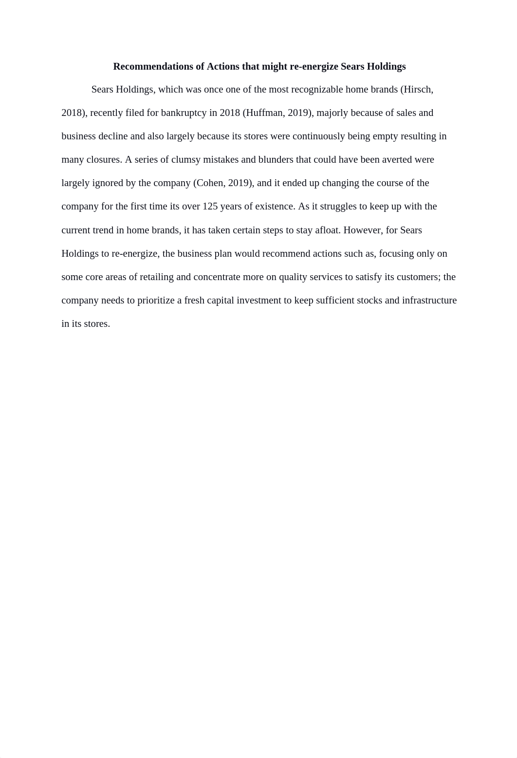 MBA 675 BB Discussion Week 4 (Recommendations of Actions that might re-energize Sears Holdings).docx_diw6bua5onk_page1