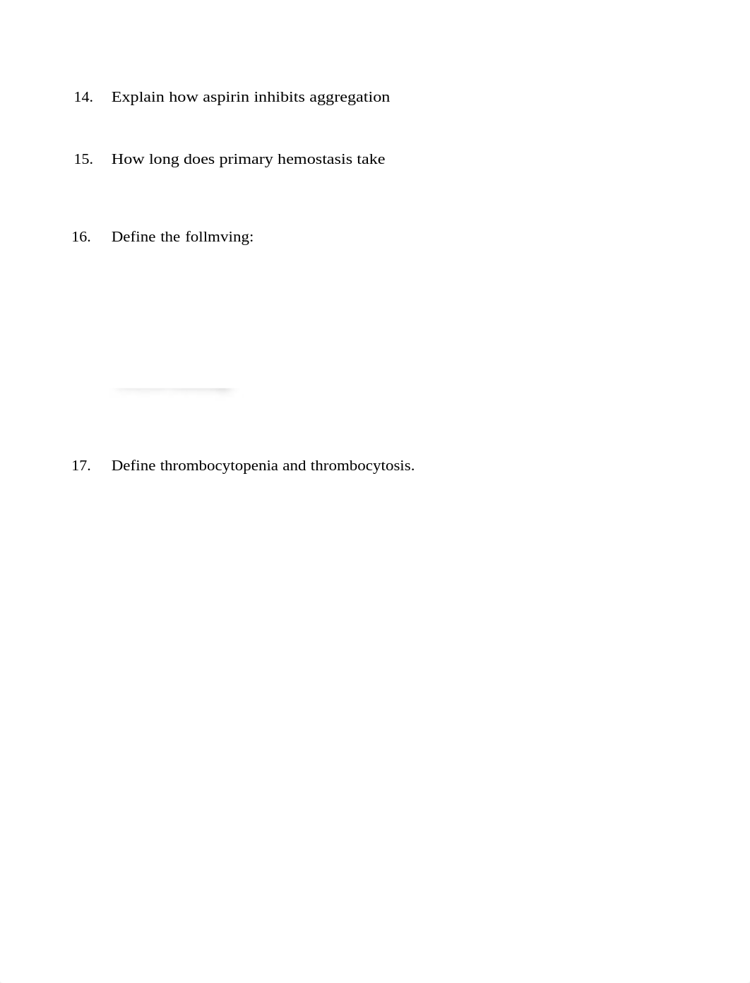 MLT 1215 Primary Hemostasis Worksheet (1).docx_diwm8f391zr_page2