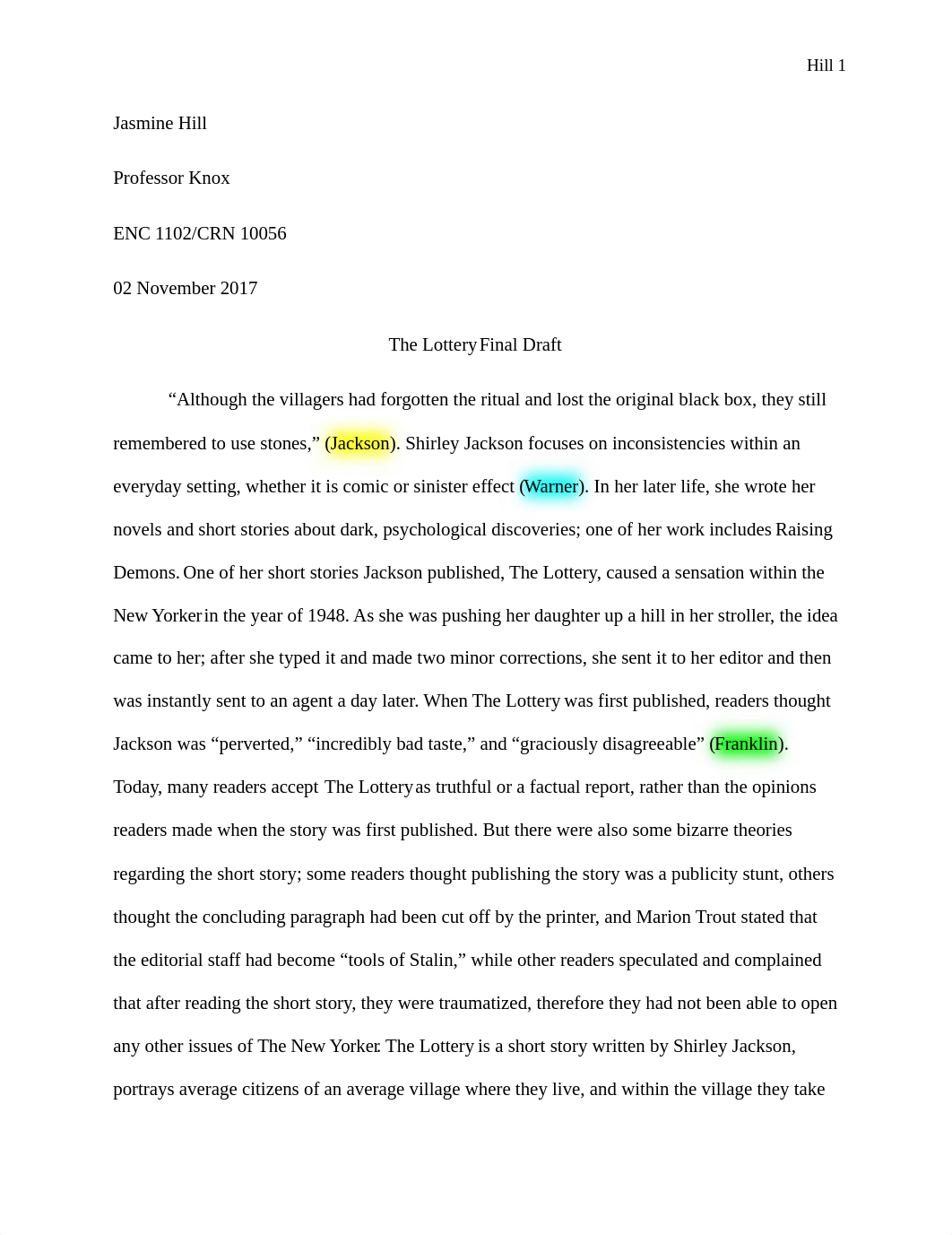 The Lottery final draft.docx_diwzgqar435_page1