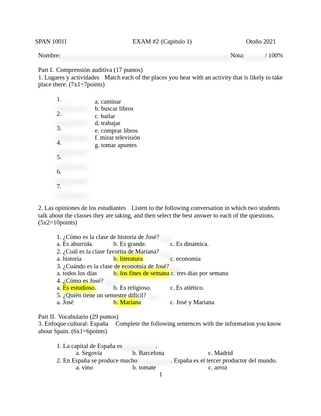 SPAN 1001I EXAM 2-ChapterOne-21 (1).docx_dix3xnaxhb6_page1