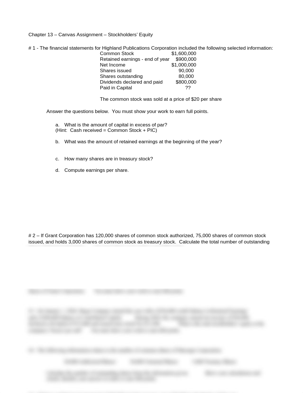 Chapter 13 Assignment - Stockholders' Equity Basics.docx_dixhz8exm6v_page1