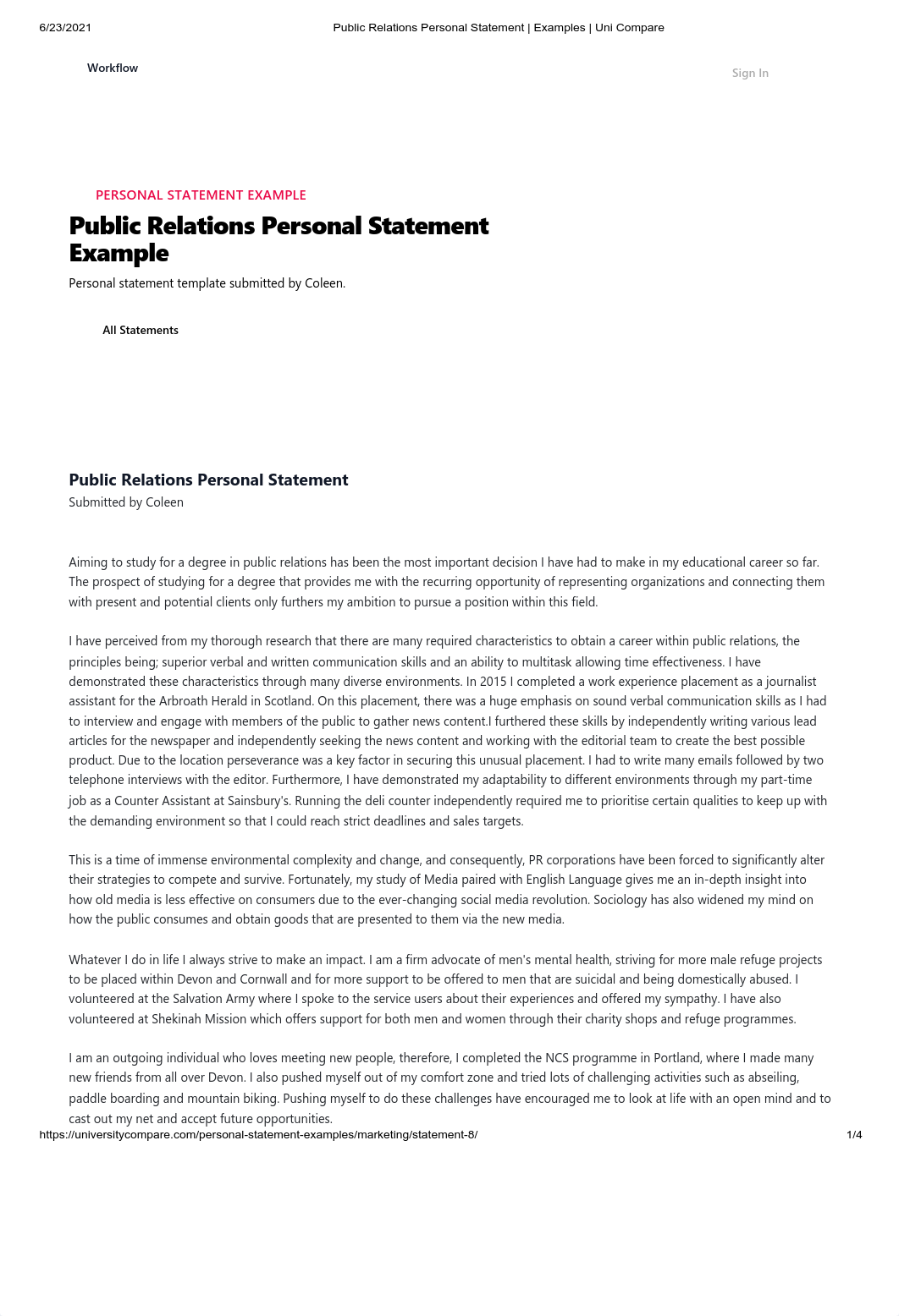 Public Relations Personal Statement _ Examples _ Uni Compare.pdf_dixqe8t6768_page1