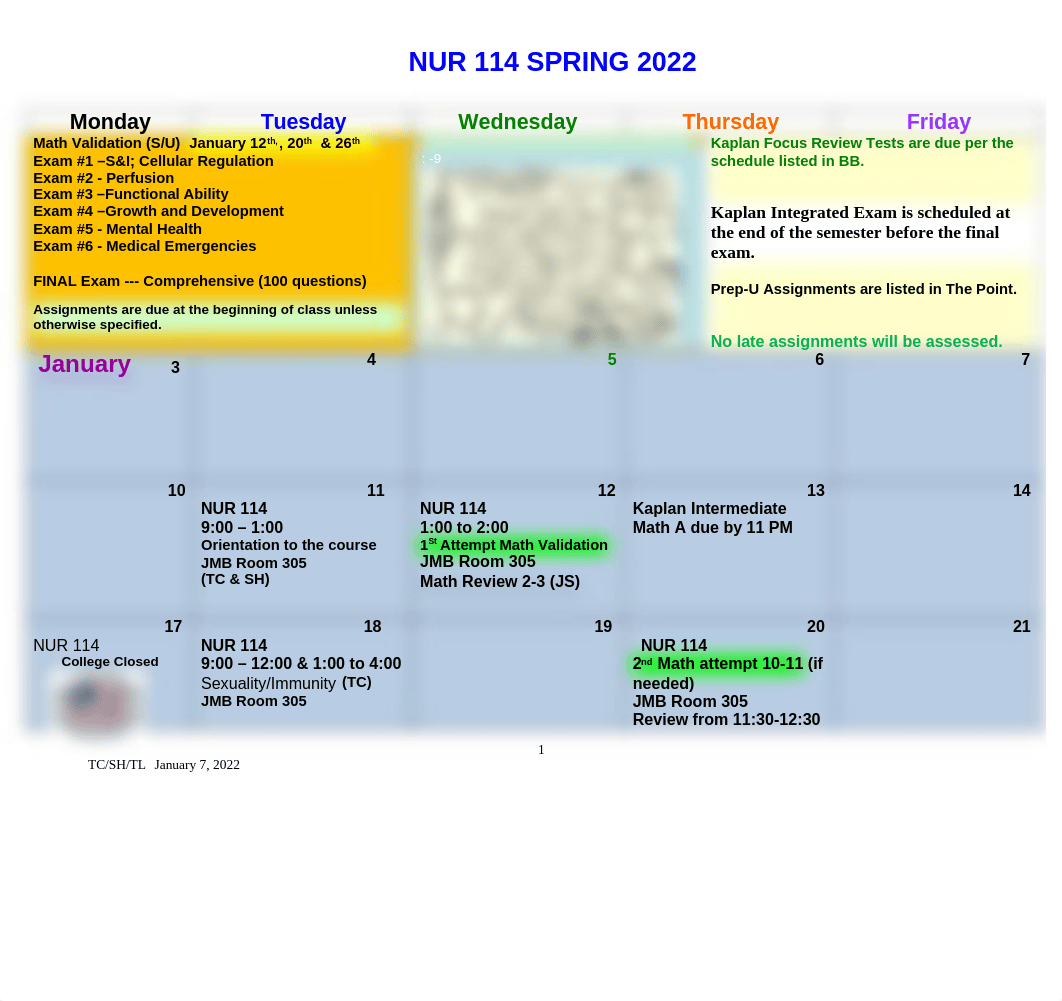 NUR 114 _ Calendar Spring 2022 Updated Jan 4, 2022 (2).docx_dixurllfkc6_page1