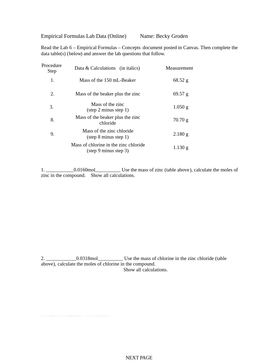 Lab 6 - Empirical Formulas - OL Lab Report (1).docx_dixuxsgh3ps_page1